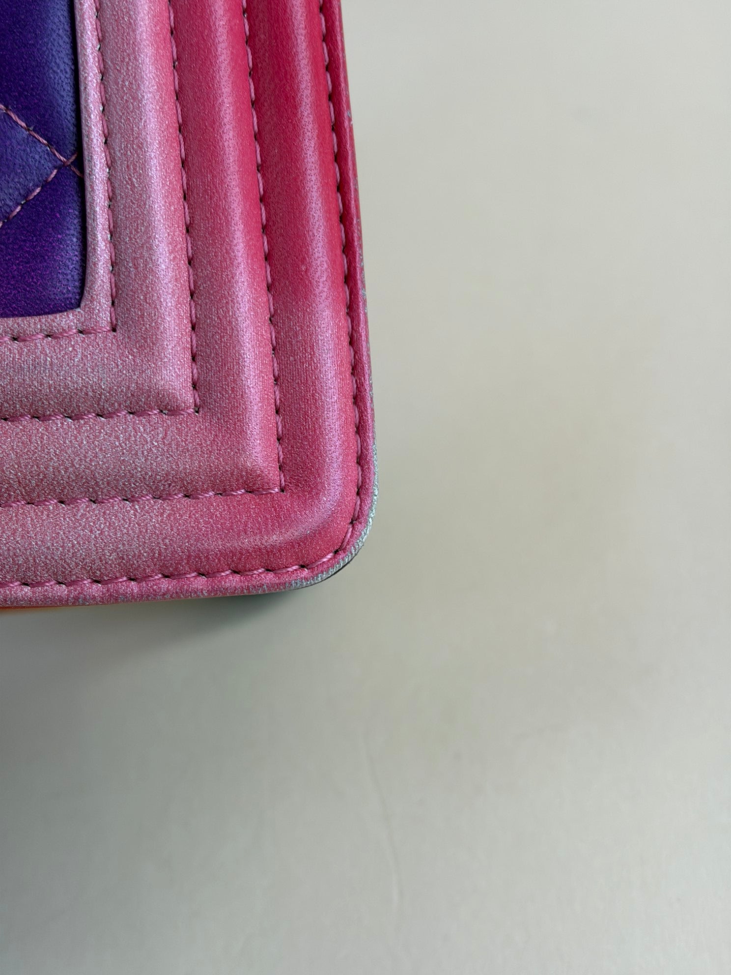 Chanel BOY LIMITTED EDITTION PRINTED LAMBSKIN FLOWER CHAIN