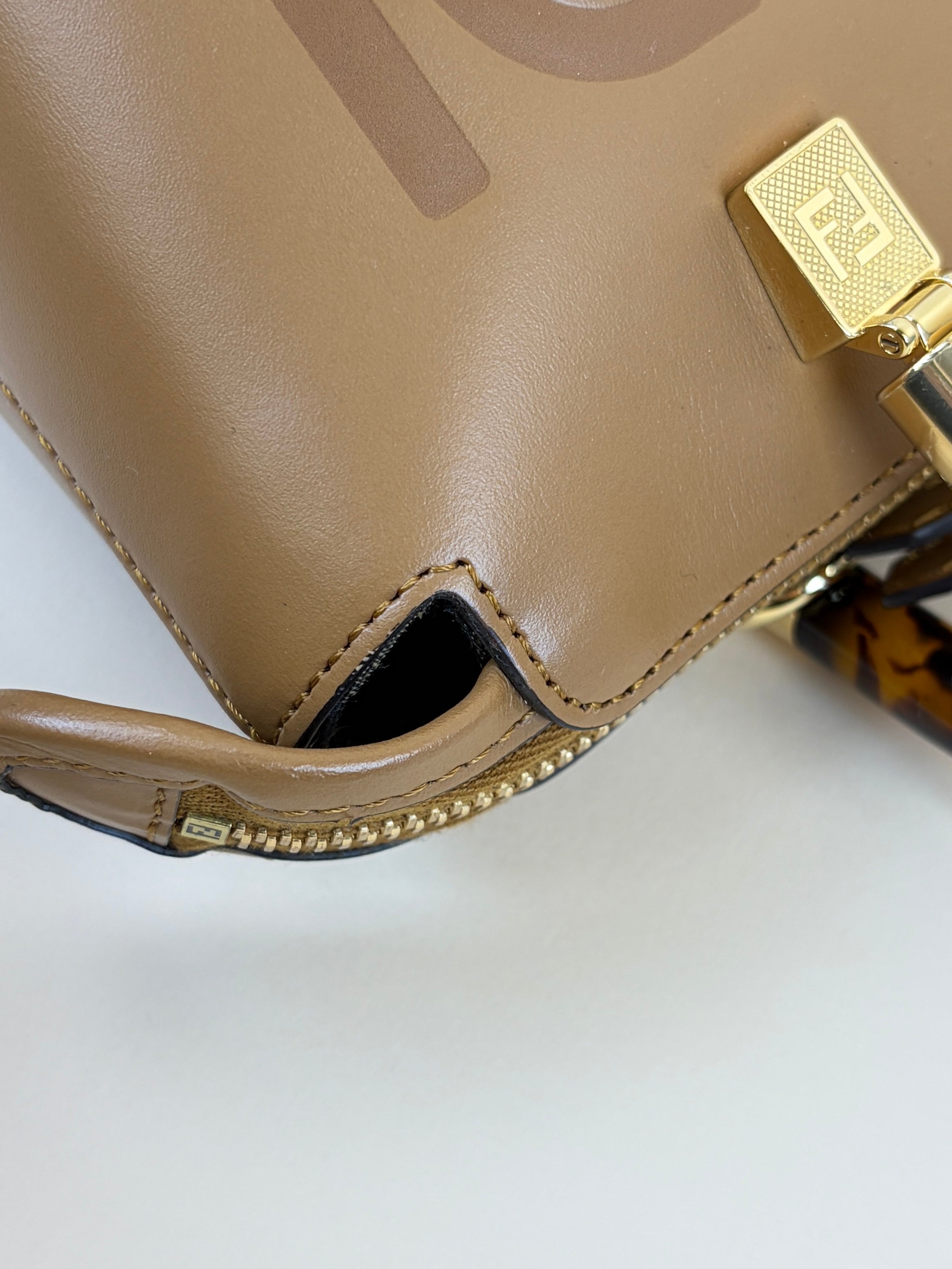 Fendi Beige By The Way leather Mini Bag