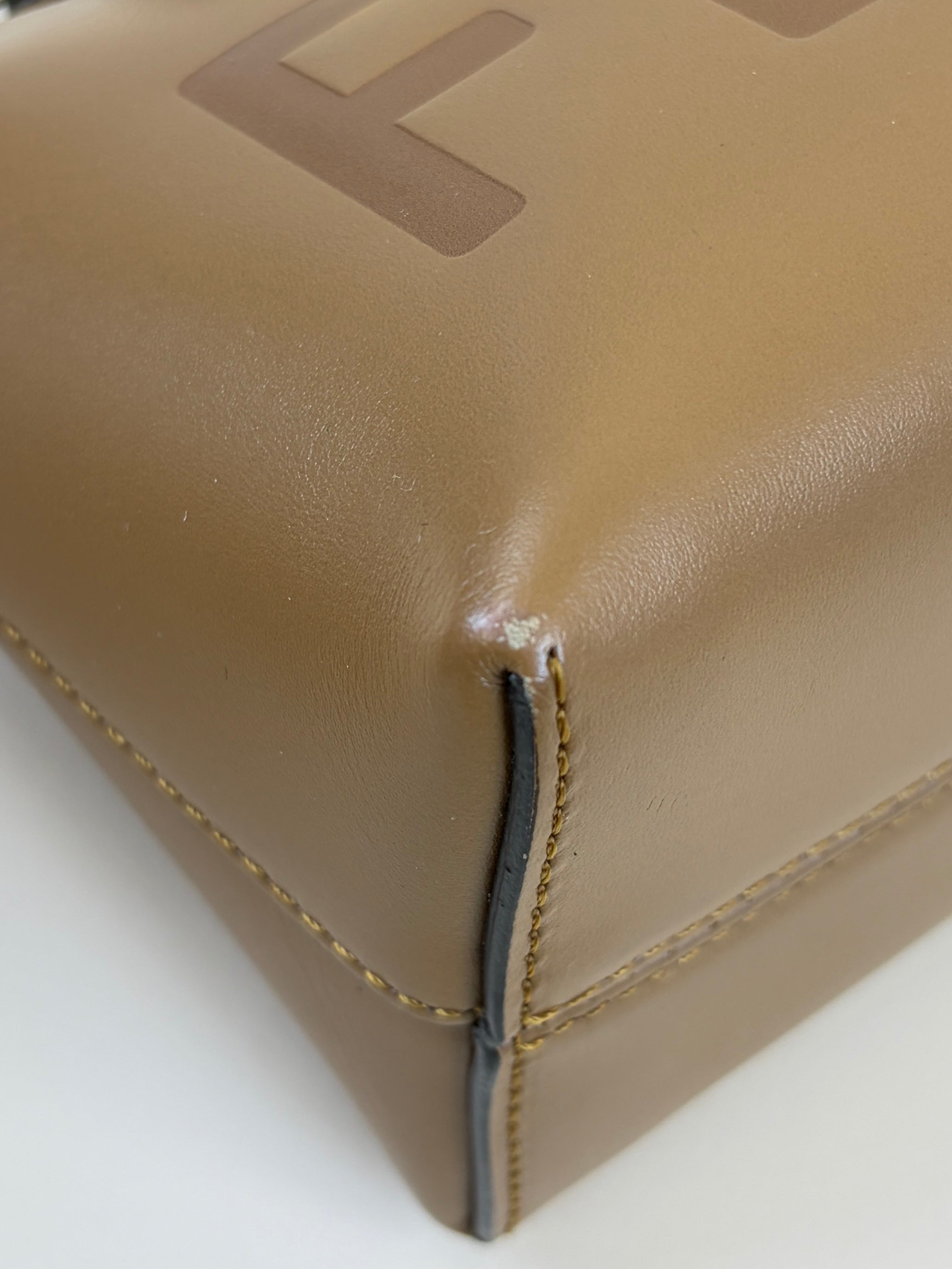 Fendi Beige By The Way leather Mini Bag