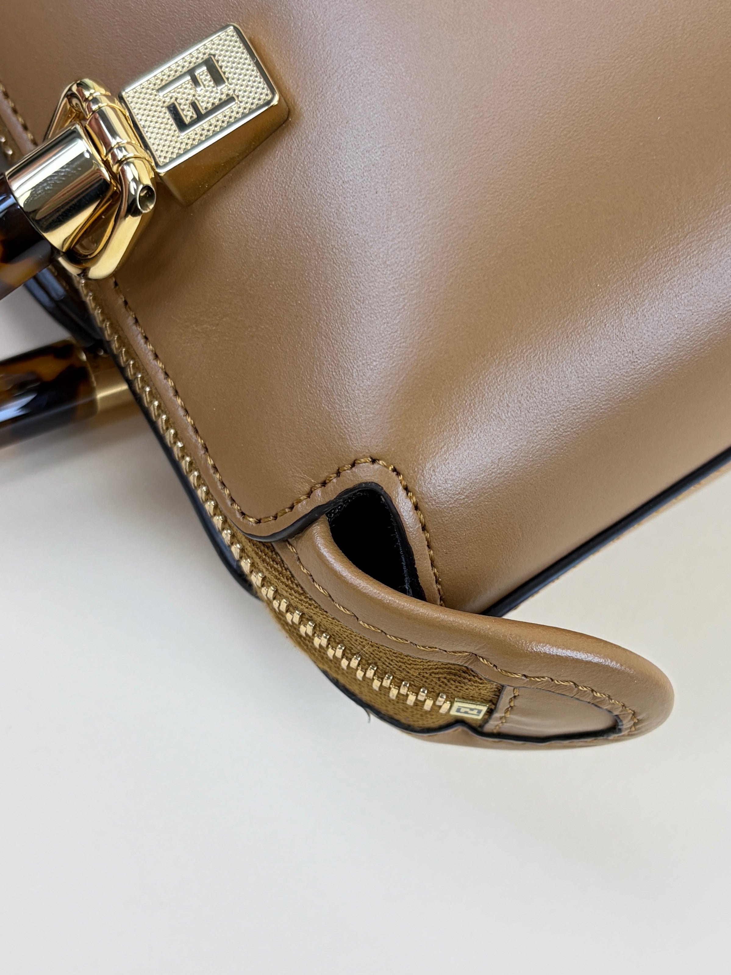 Fendi Beige By The Way leather Mini Bag