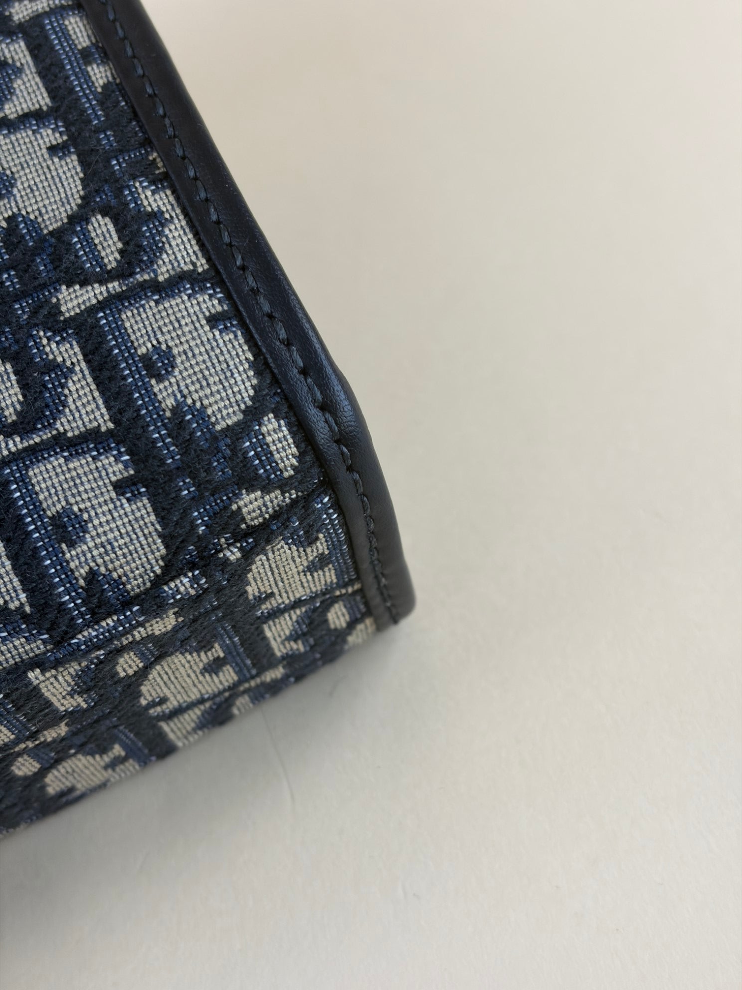 Dior blue Montaigne pouch clutch