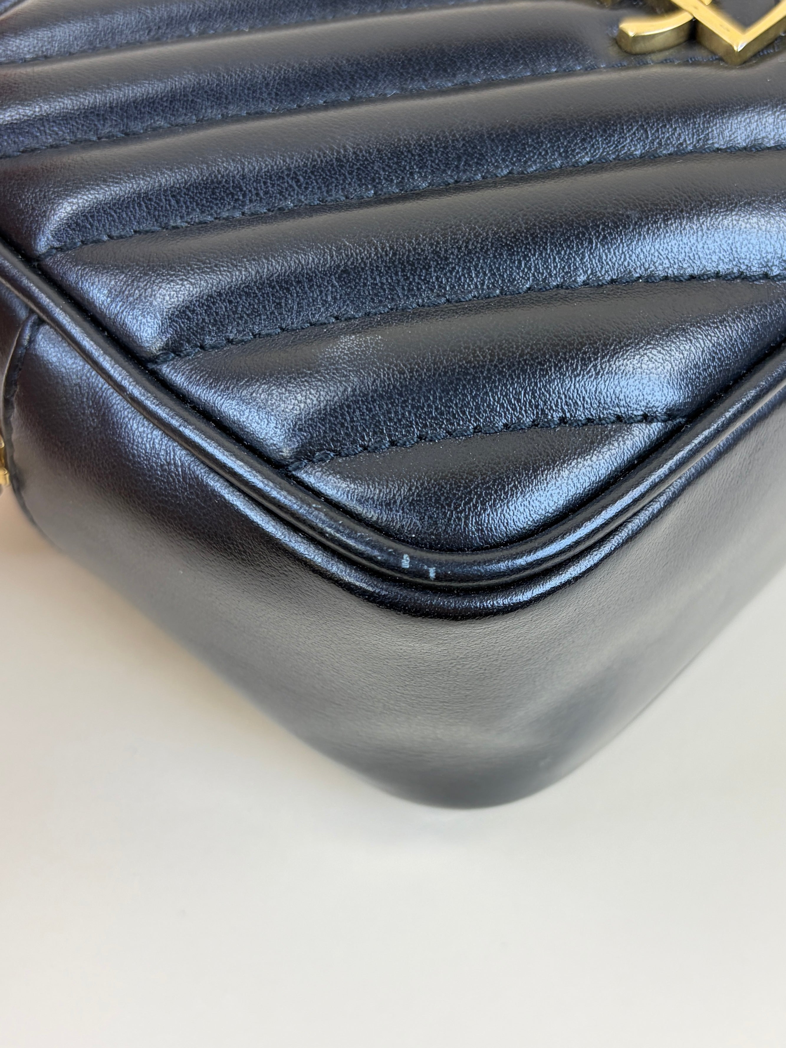 YSL Black quilted Lou Belt Bag