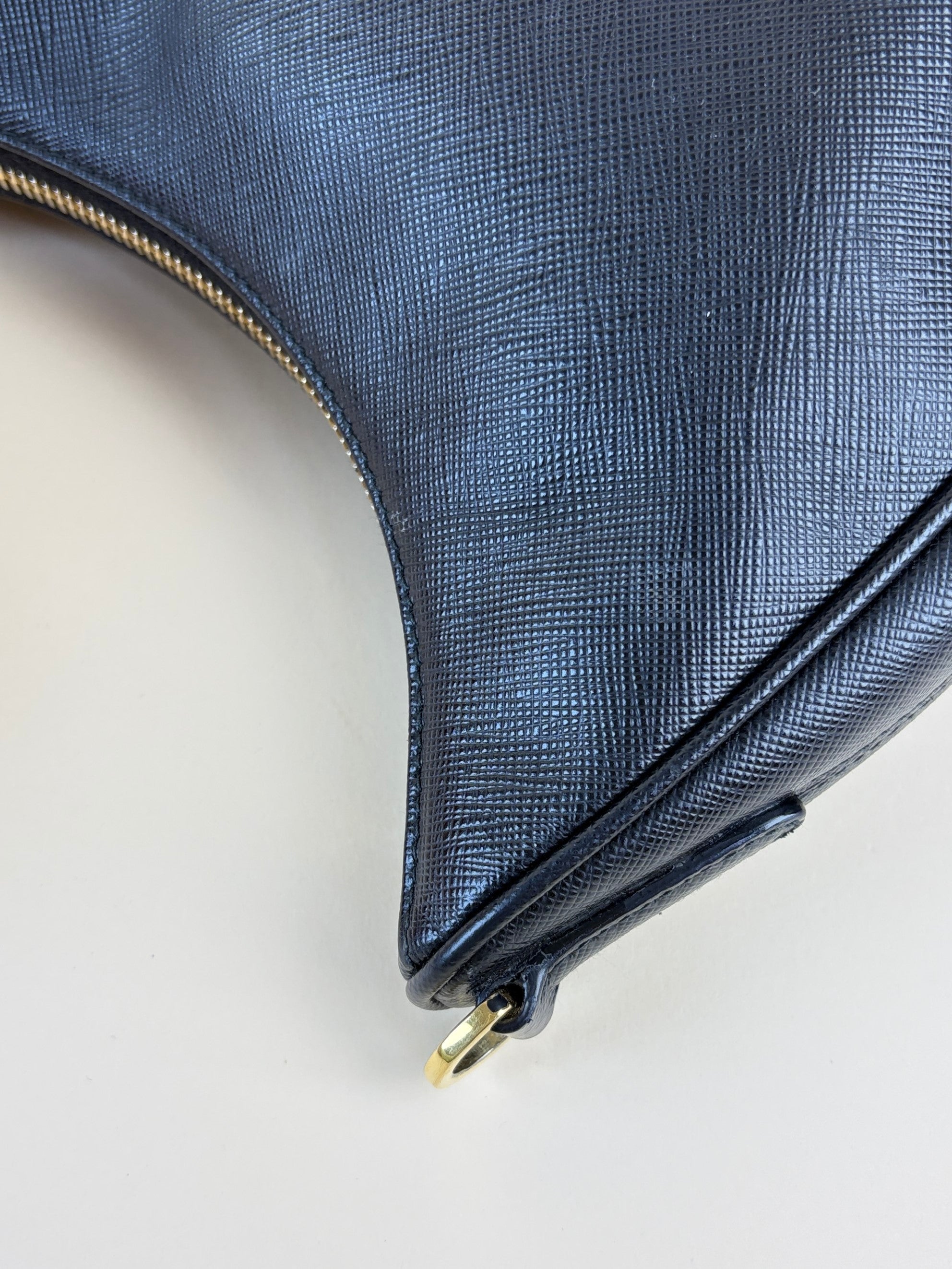 Prada black saffanio lux leather