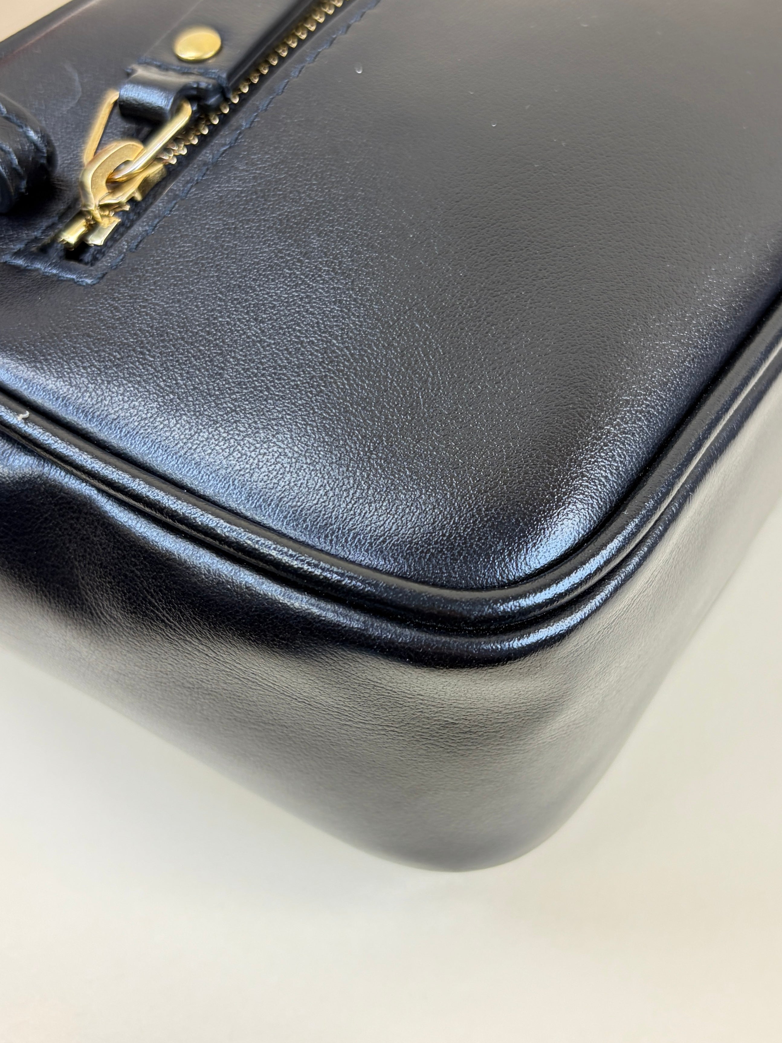 YSL Black quilted Lou Belt Bag