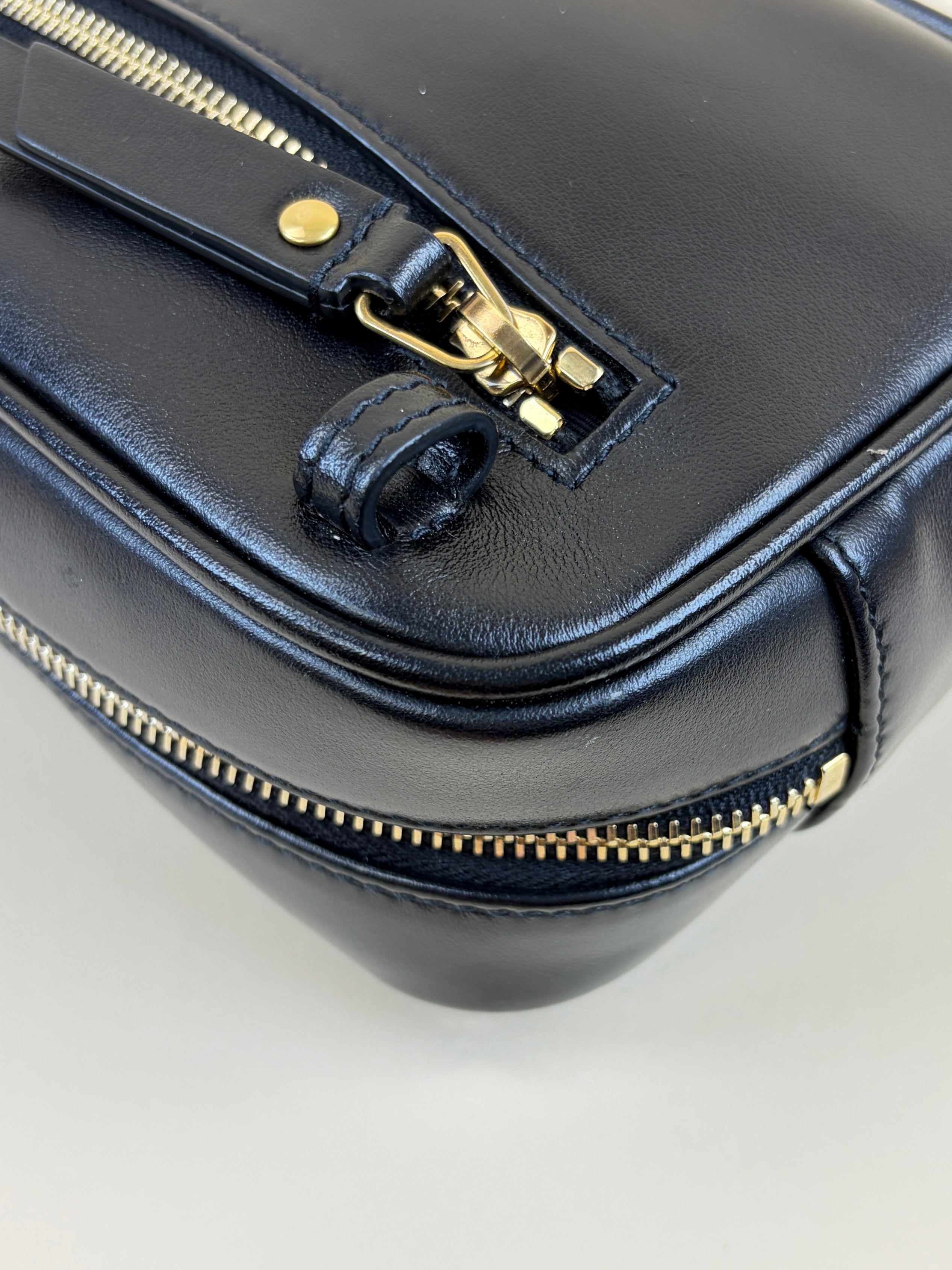 YSL Black quilted Lou Belt Bag
