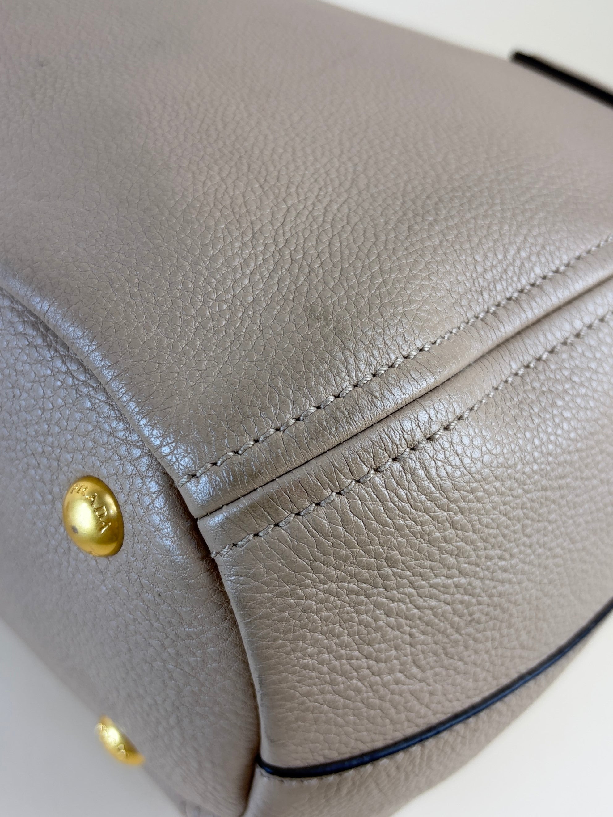 Prada cammeo vitello phenix tote bag