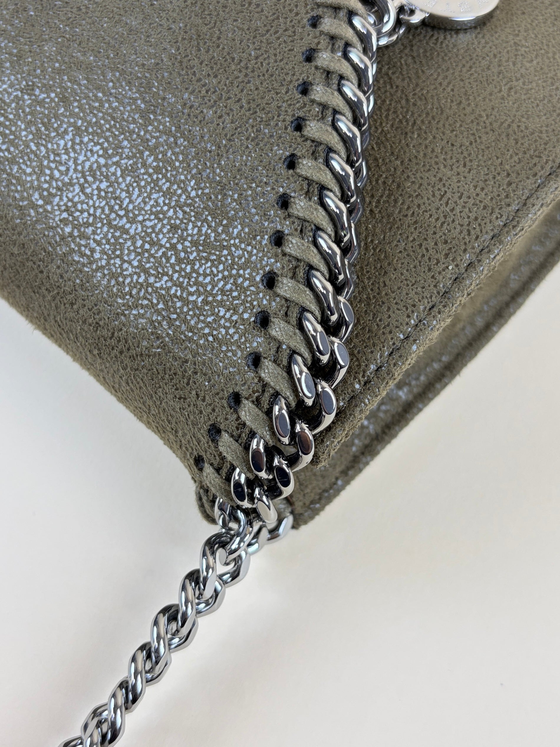 Stella Mccartney olive Falabella wallet Bag