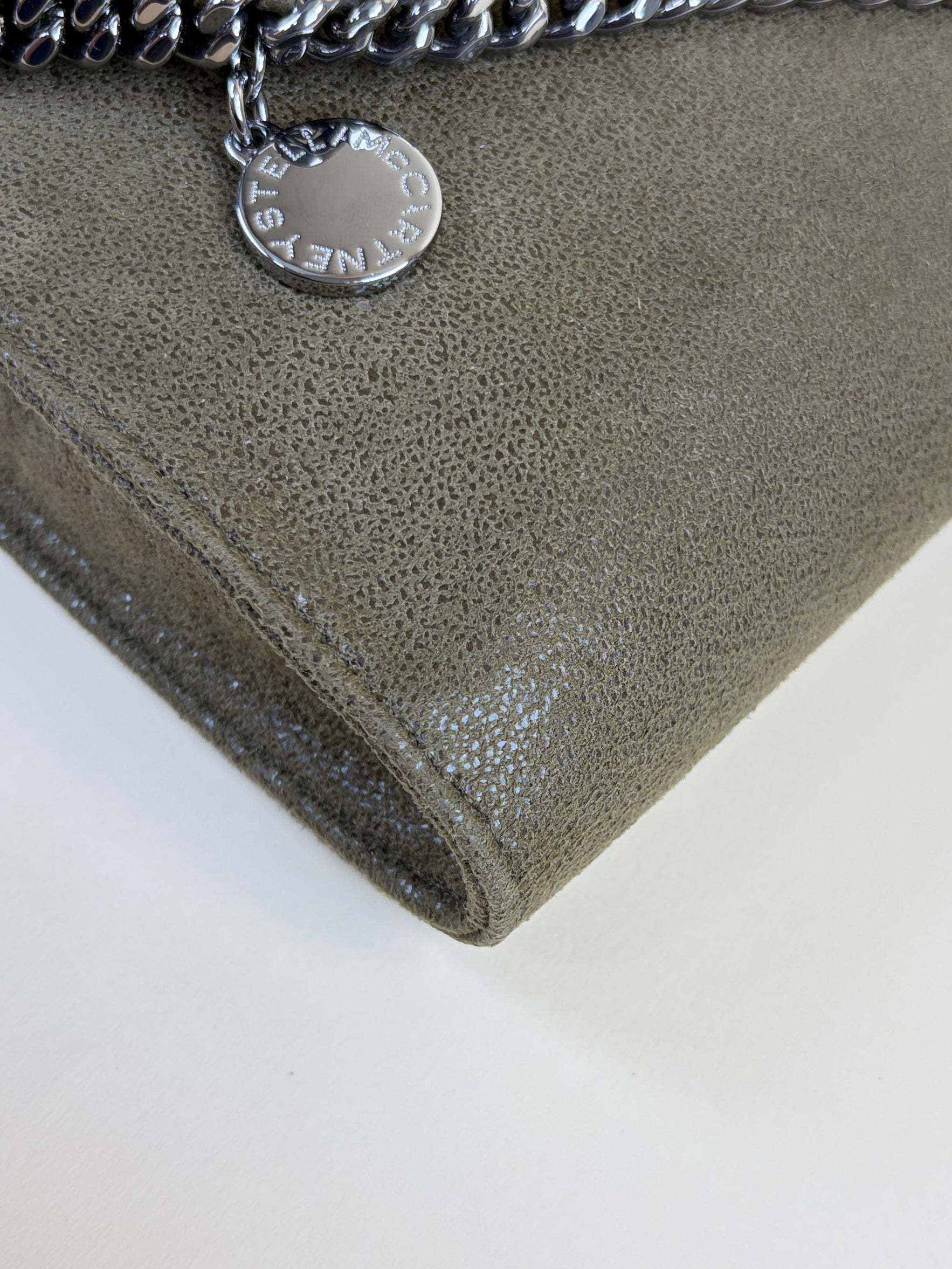 Stella Mccartney olive Falabella wallet Bag