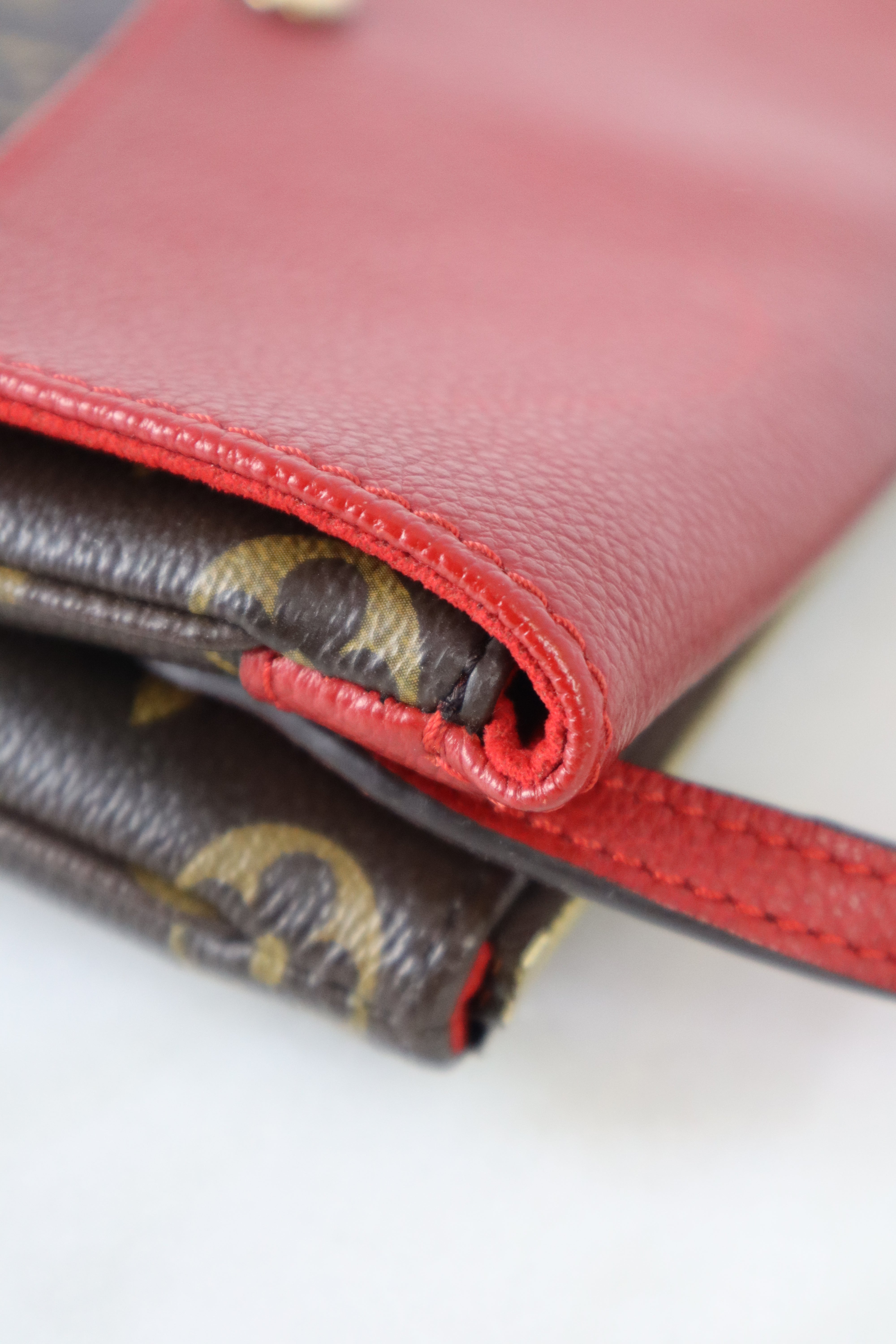 Louis Vuitton Monogram Red Twice Pochette Crossbody Bag-Pochette-Louis Vuitton-The Closet Egypt