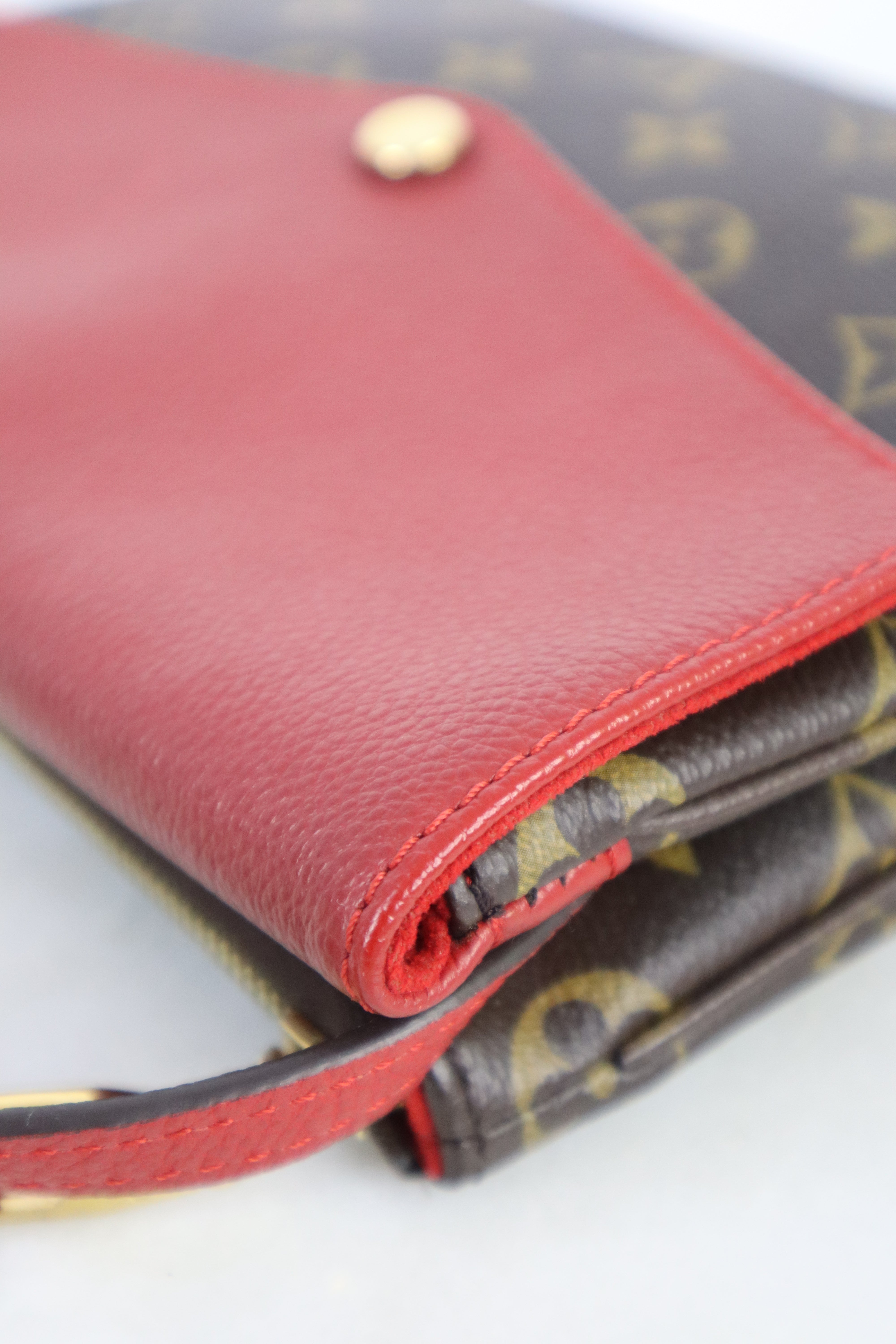 Louis Vuitton Monogram Red Twice Pochette Crossbody Bag-Pochette-Louis Vuitton-The Closet Egypt