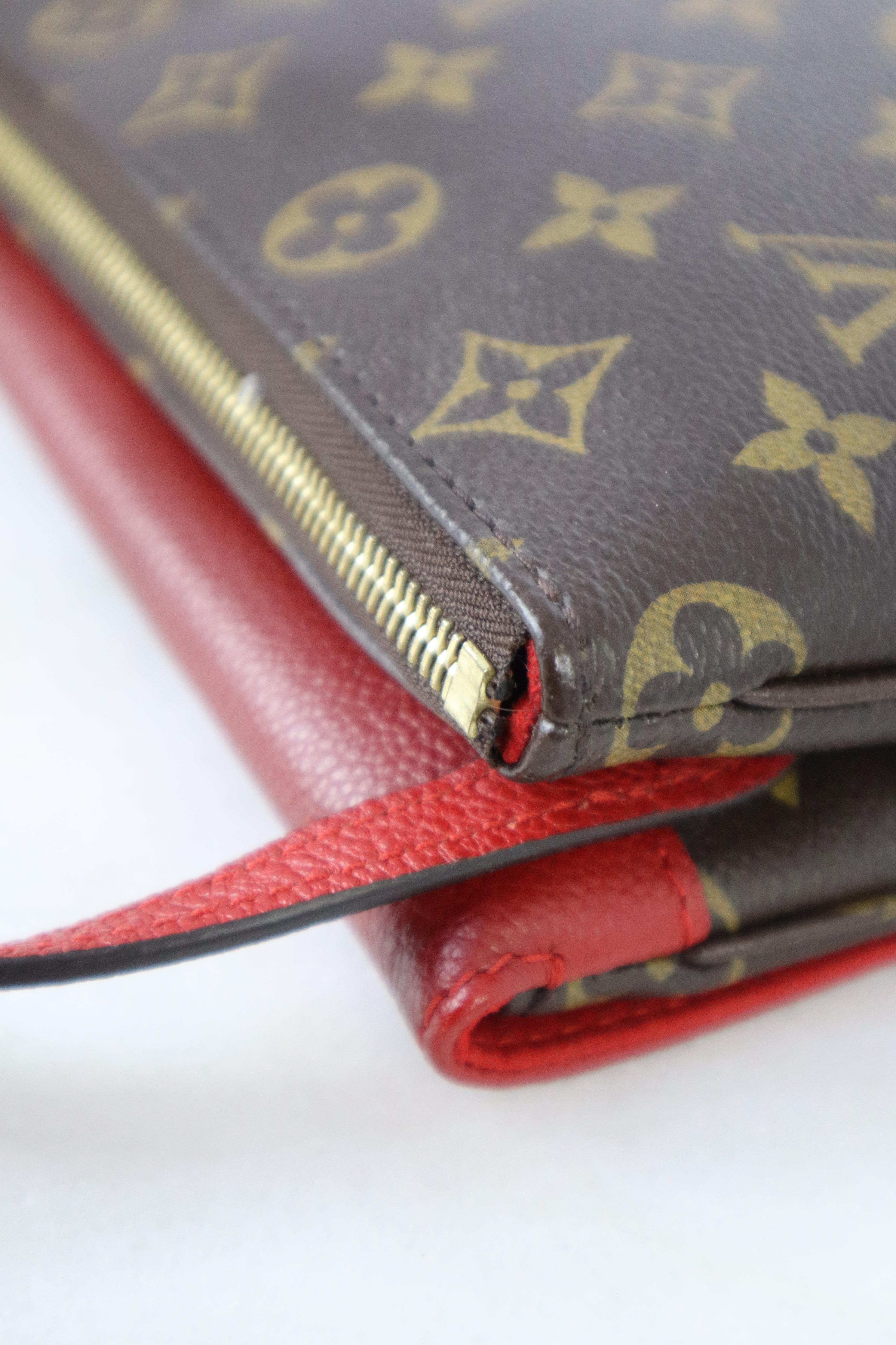 Louis Vuitton Monogram Red Twice Pochette Crossbody Bag-Pochette-Louis Vuitton-The Closet Egypt