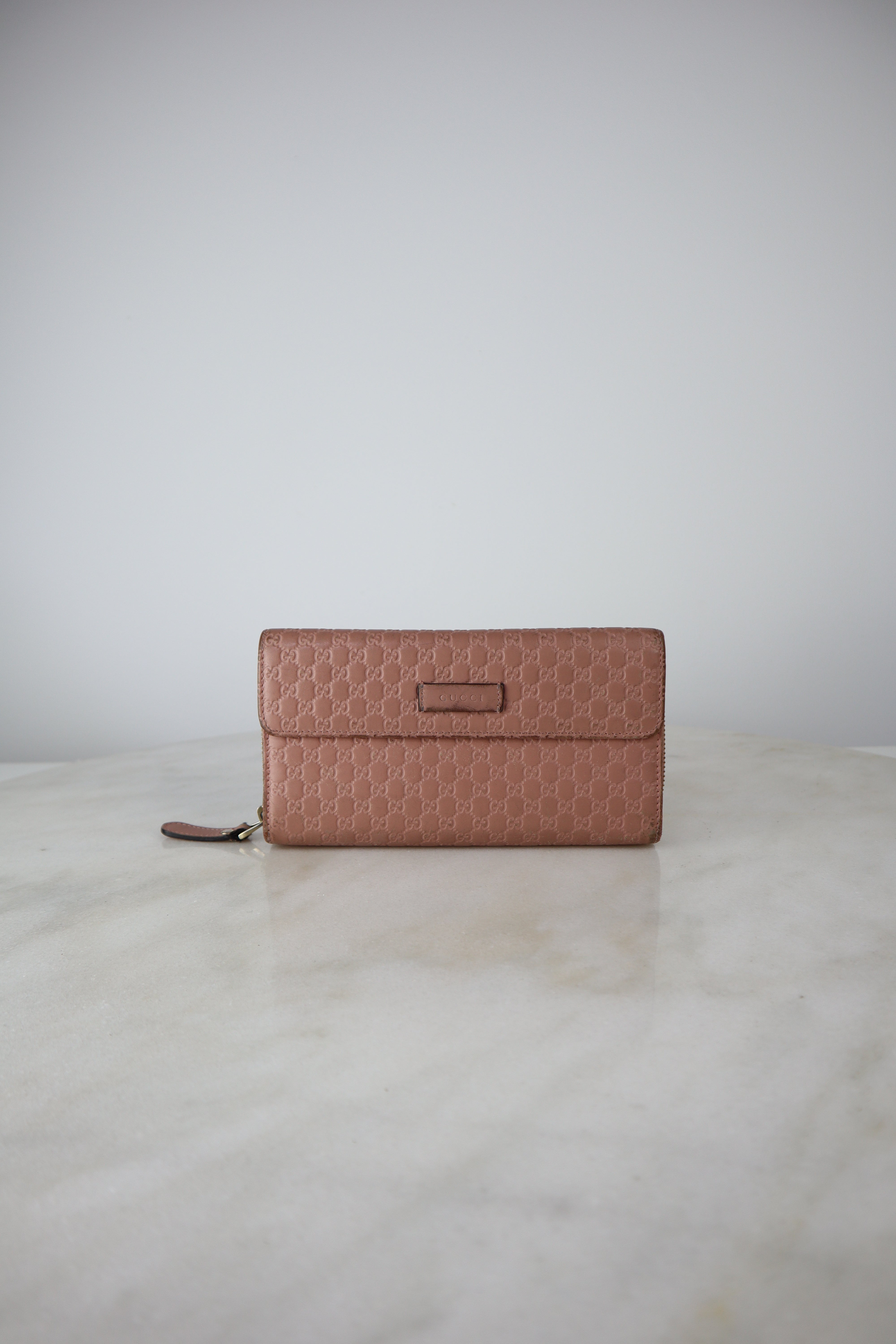 Gucci Pink GG Guccissima Long Wallet-wallet-Gucci-The Closet Egypt