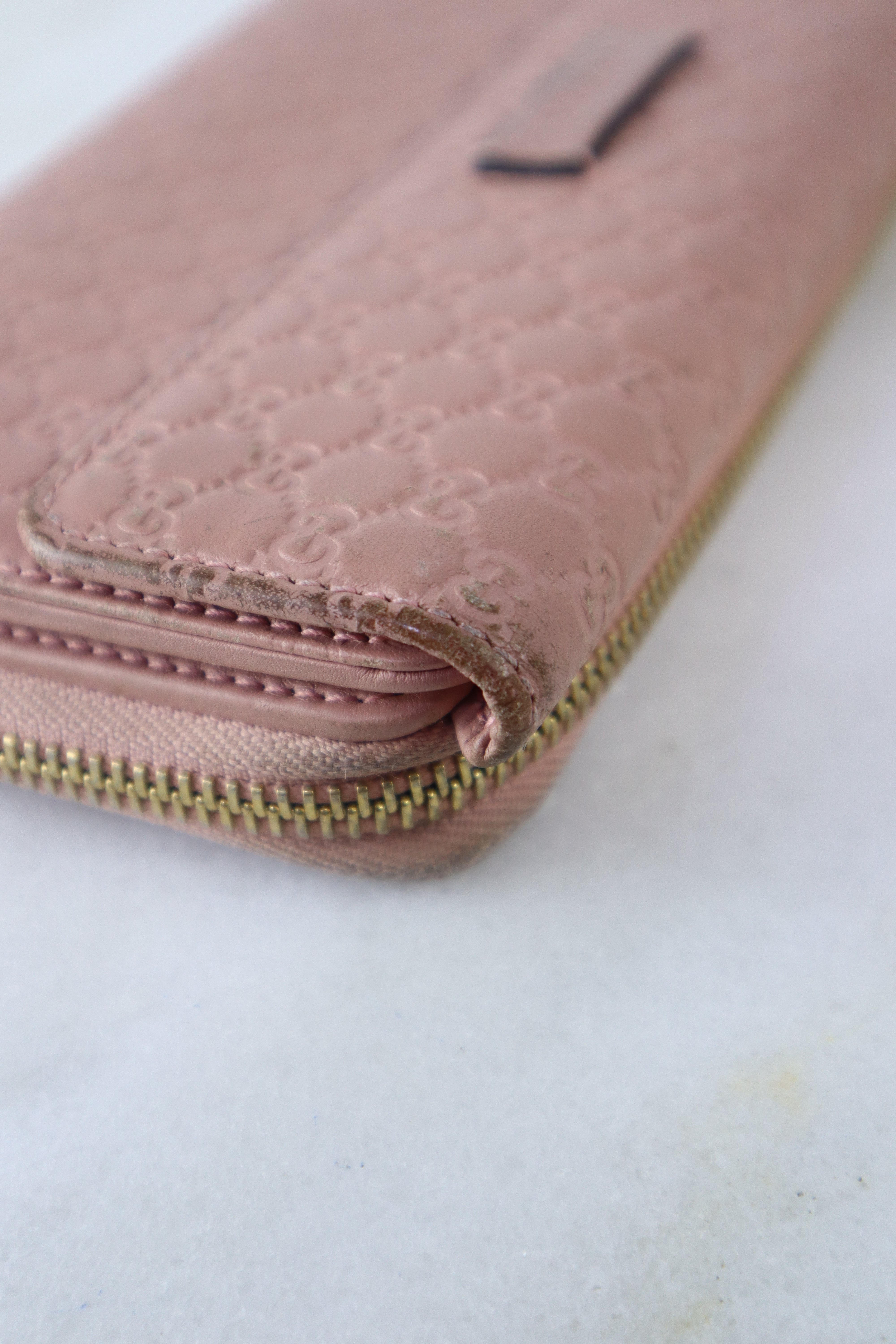 Gucci Pink GG Guccissima Long Wallet-wallet-Gucci-The Closet Egypt