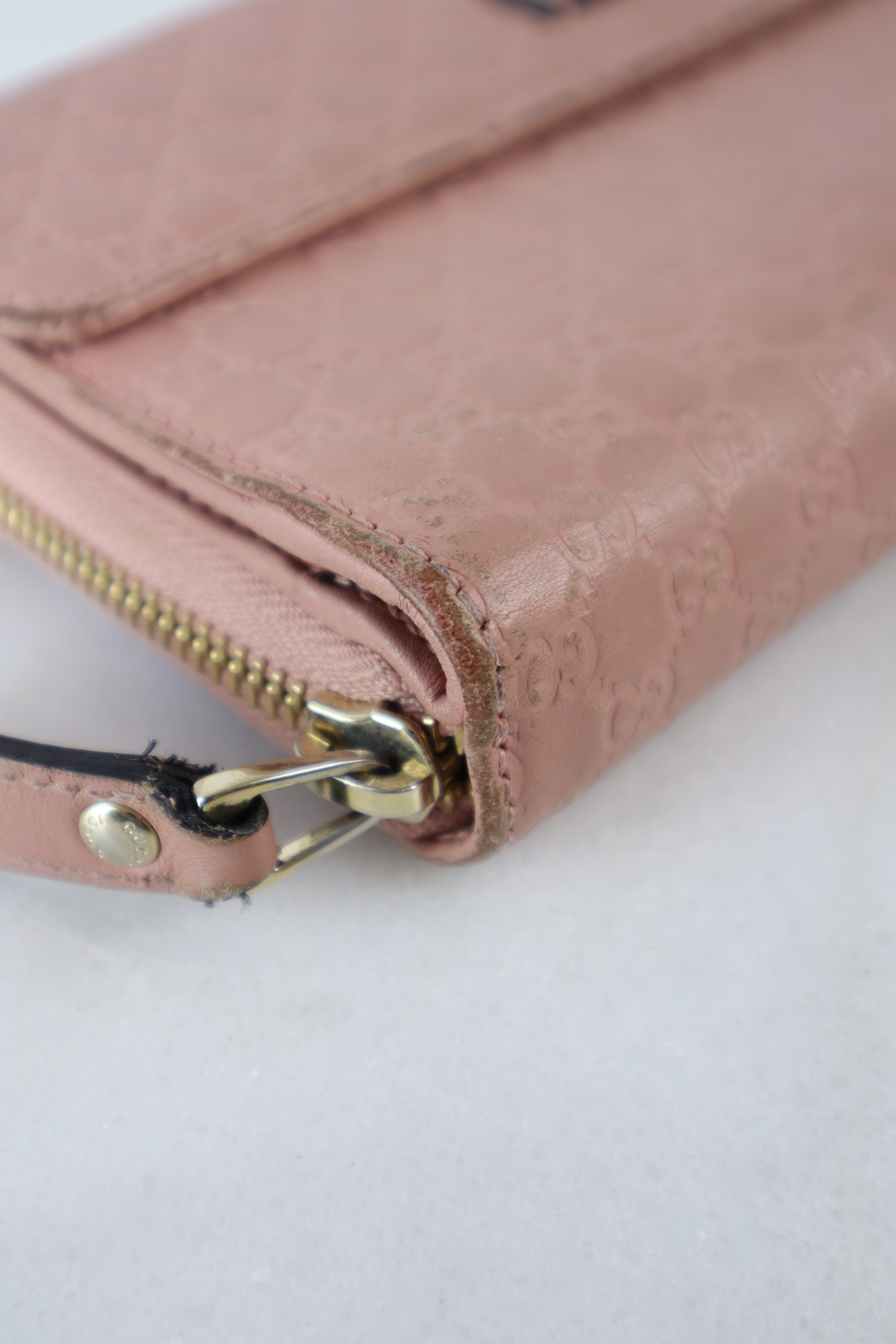 Gucci Pink GG Guccissima Long Wallet-wallet-Gucci-The Closet Egypt