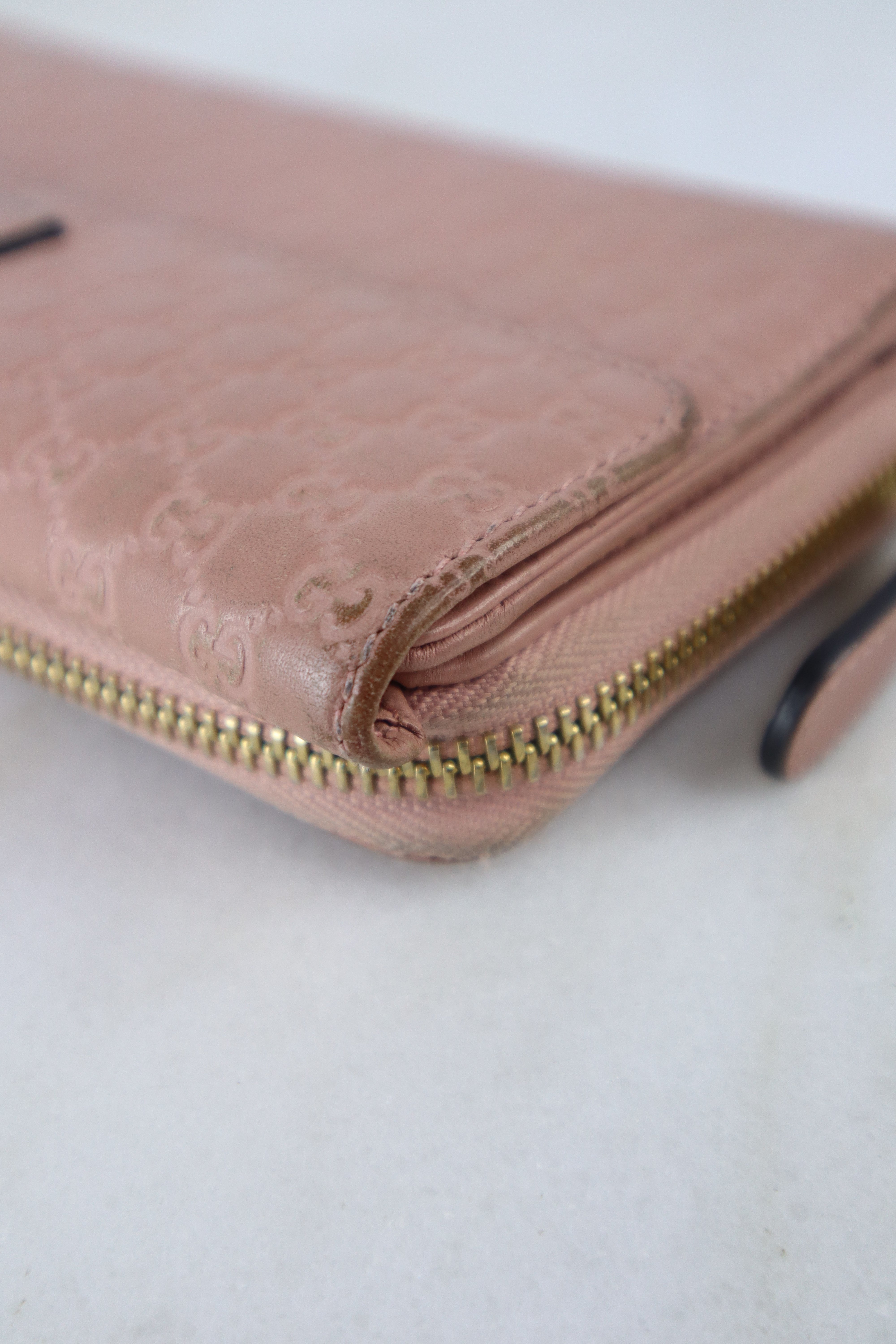 Gucci Pink GG Guccissima Long Wallet-wallet-Gucci-The Closet Egypt