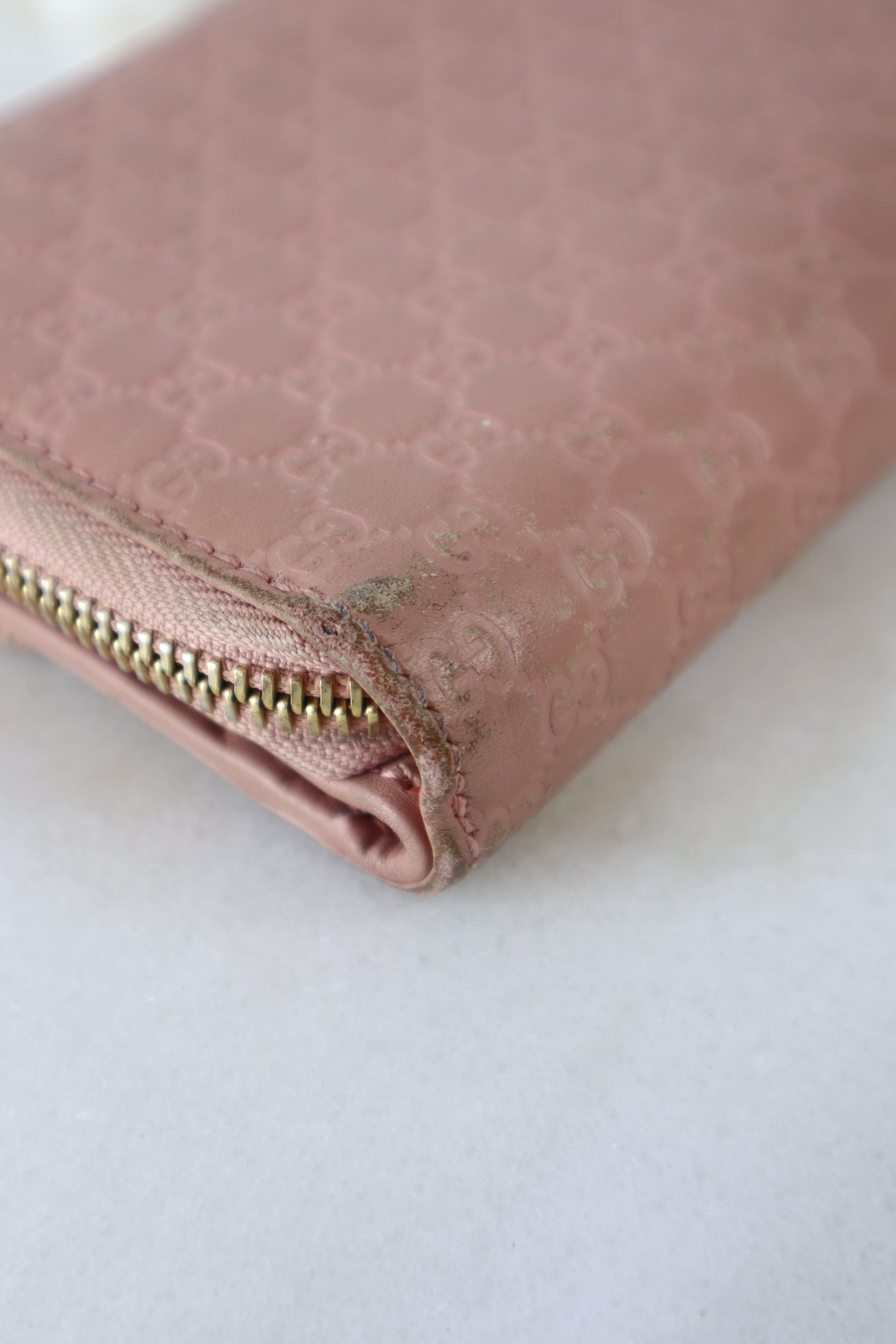 Gucci Pink GG Guccissima Long Wallet-wallet-Gucci-The Closet Egypt