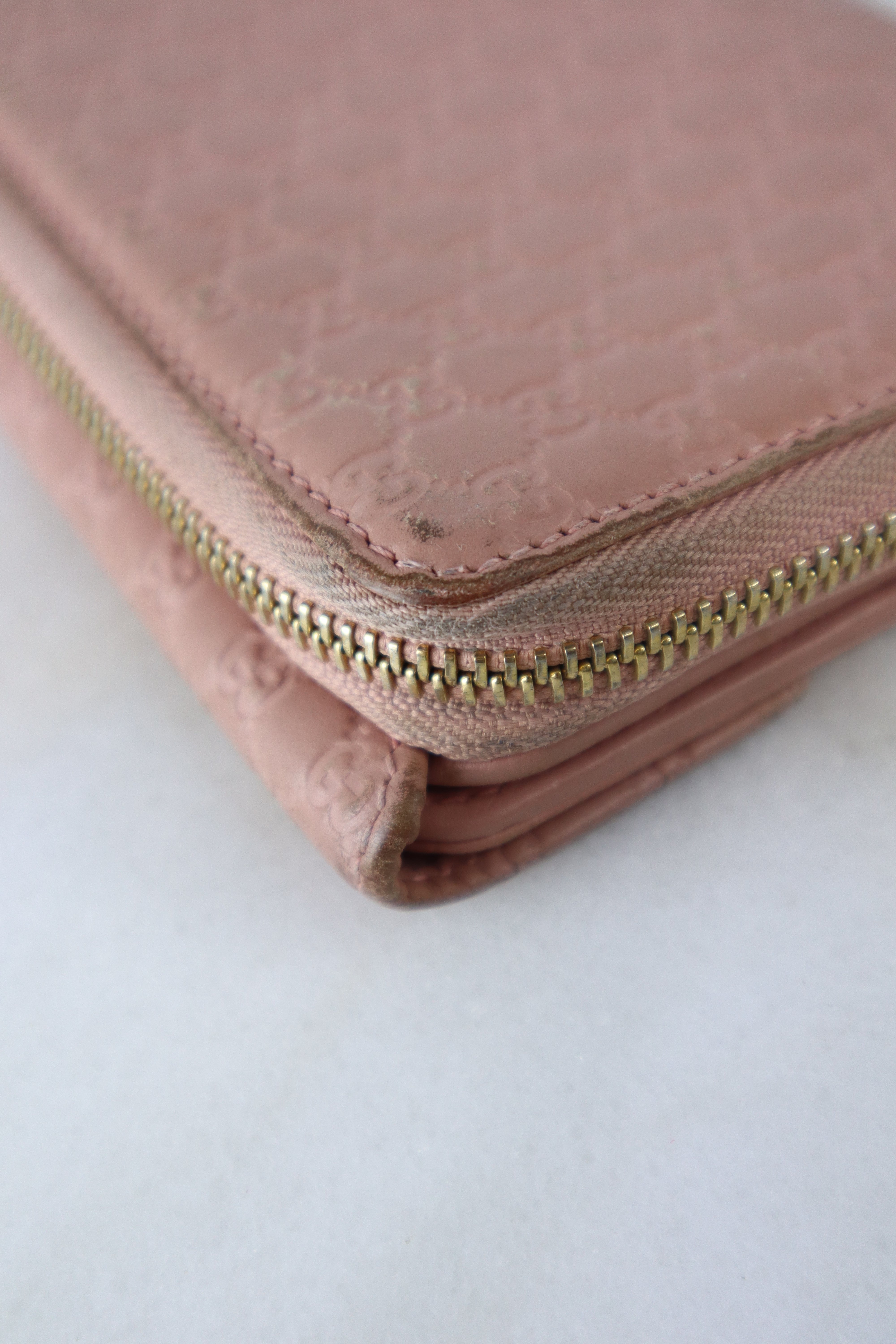 Gucci Pink GG Guccissima Long Wallet-wallet-Gucci-The Closet Egypt