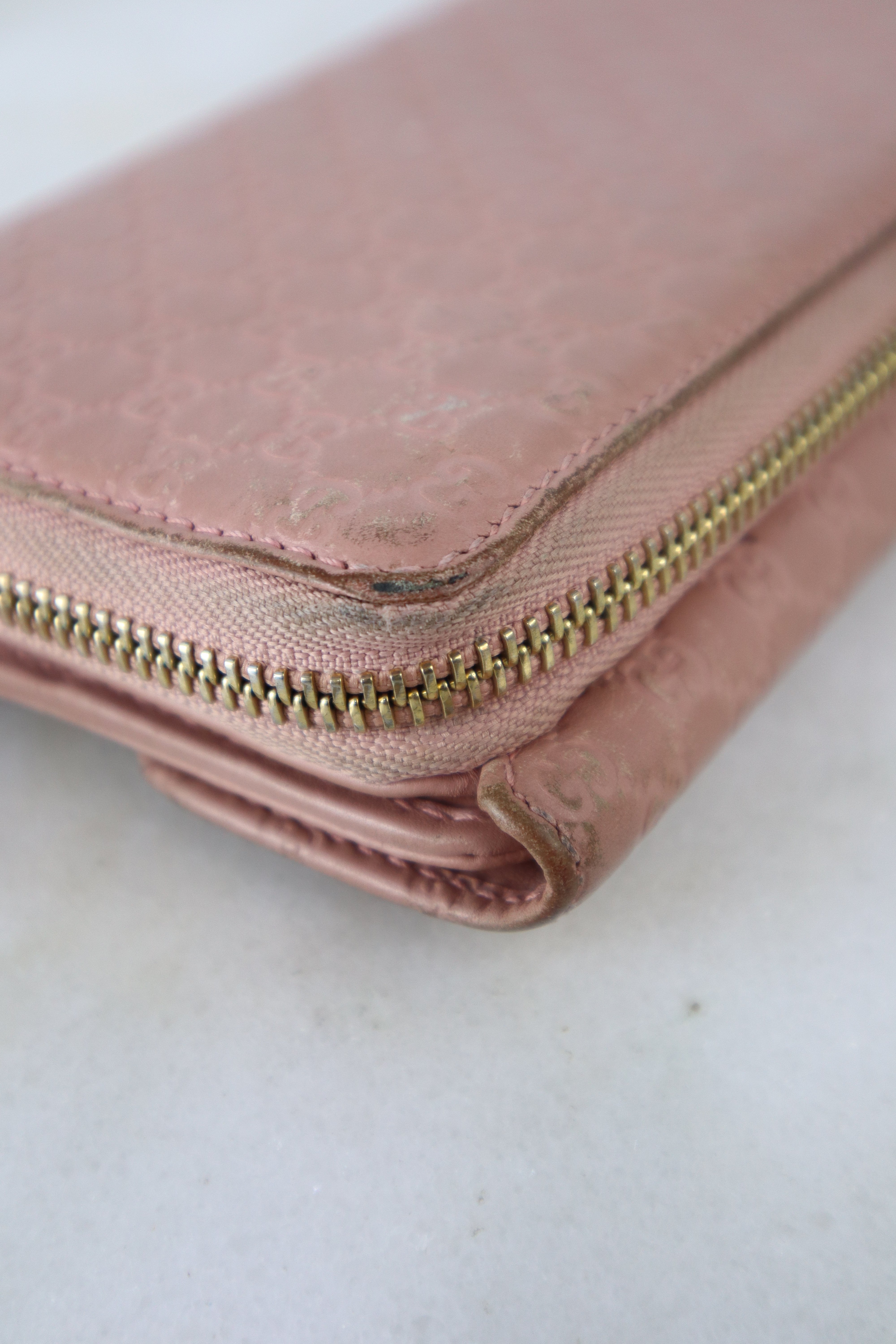 Gucci Pink GG Guccissima Long Wallet-wallet-Gucci-The Closet Egypt