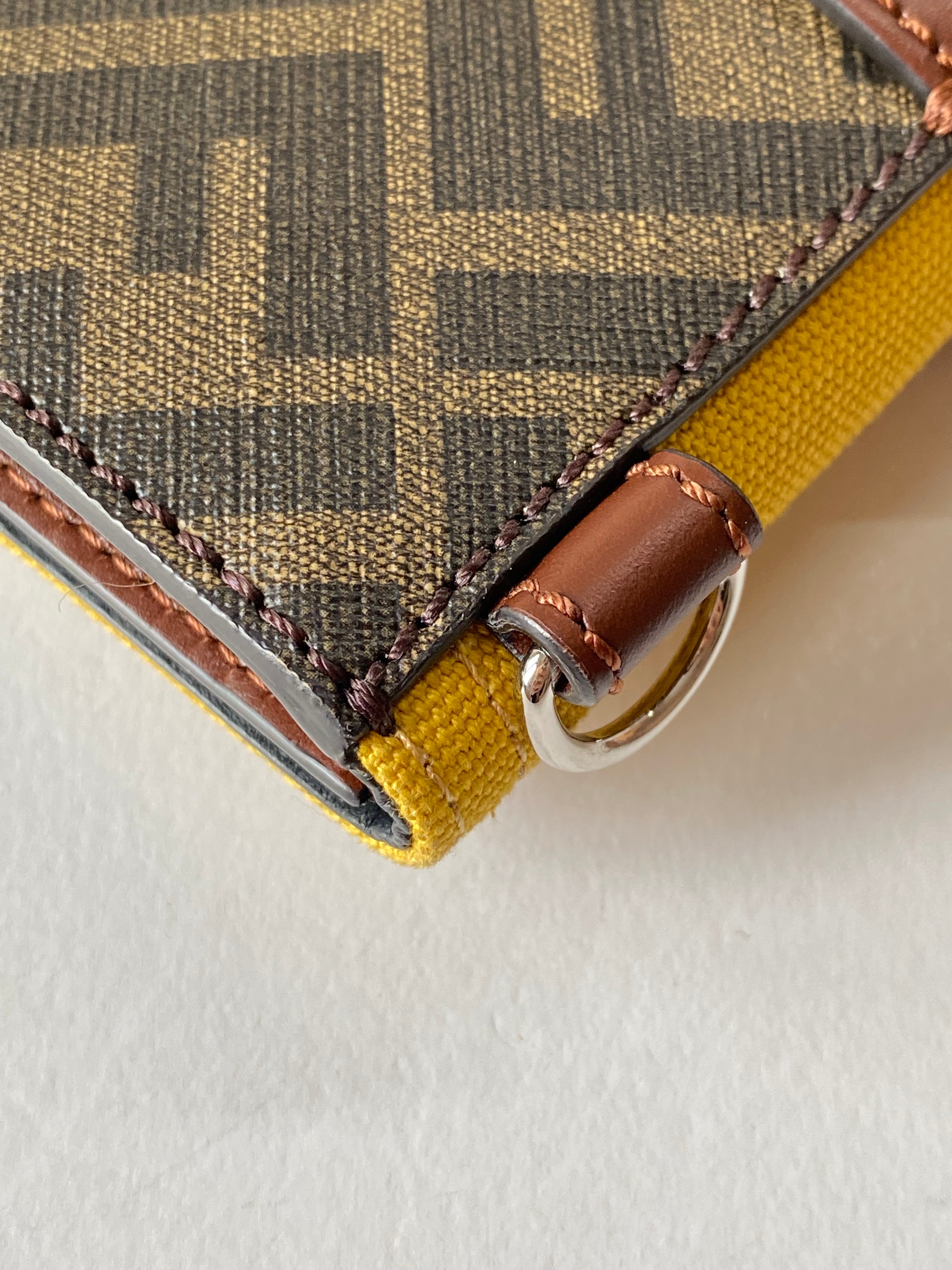 Fendi Brown Baguette FF Flat Shoulder Bag-handbag-Fendi-The Closet Egypt