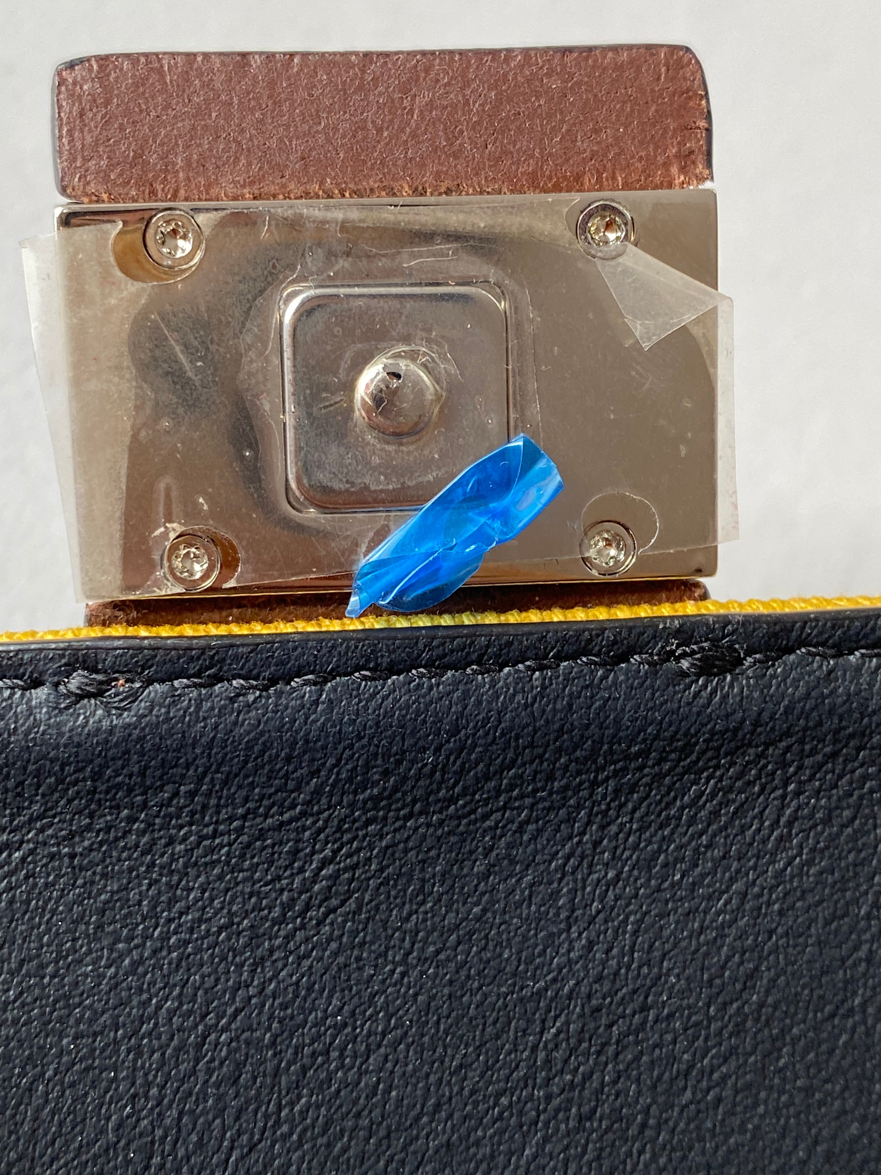 Fendi Brown Baguette FF Flat Shoulder Bag-handbag-Fendi-The Closet Egypt