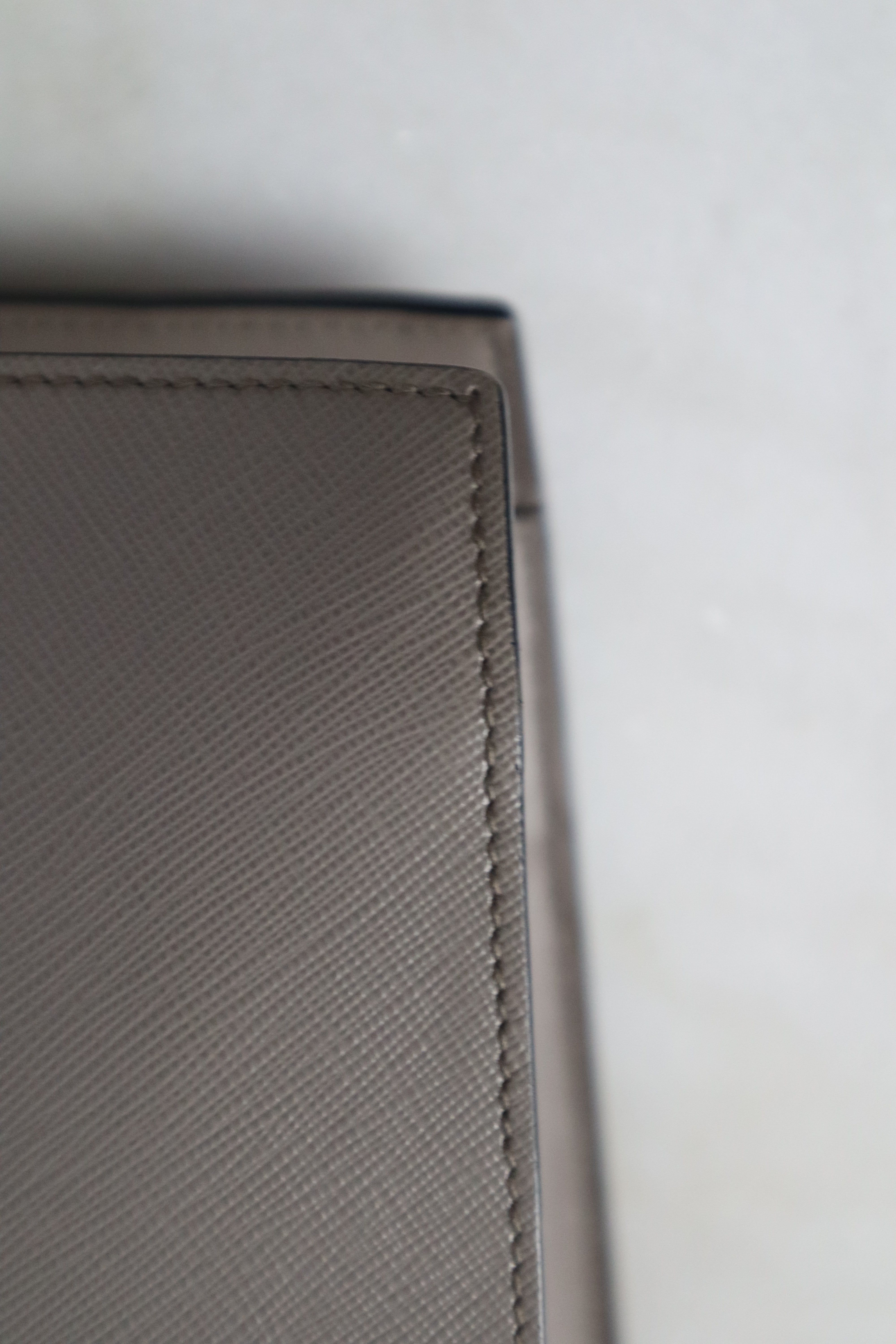 Prada Grey Argilla Medium Monochrome Tote Bag