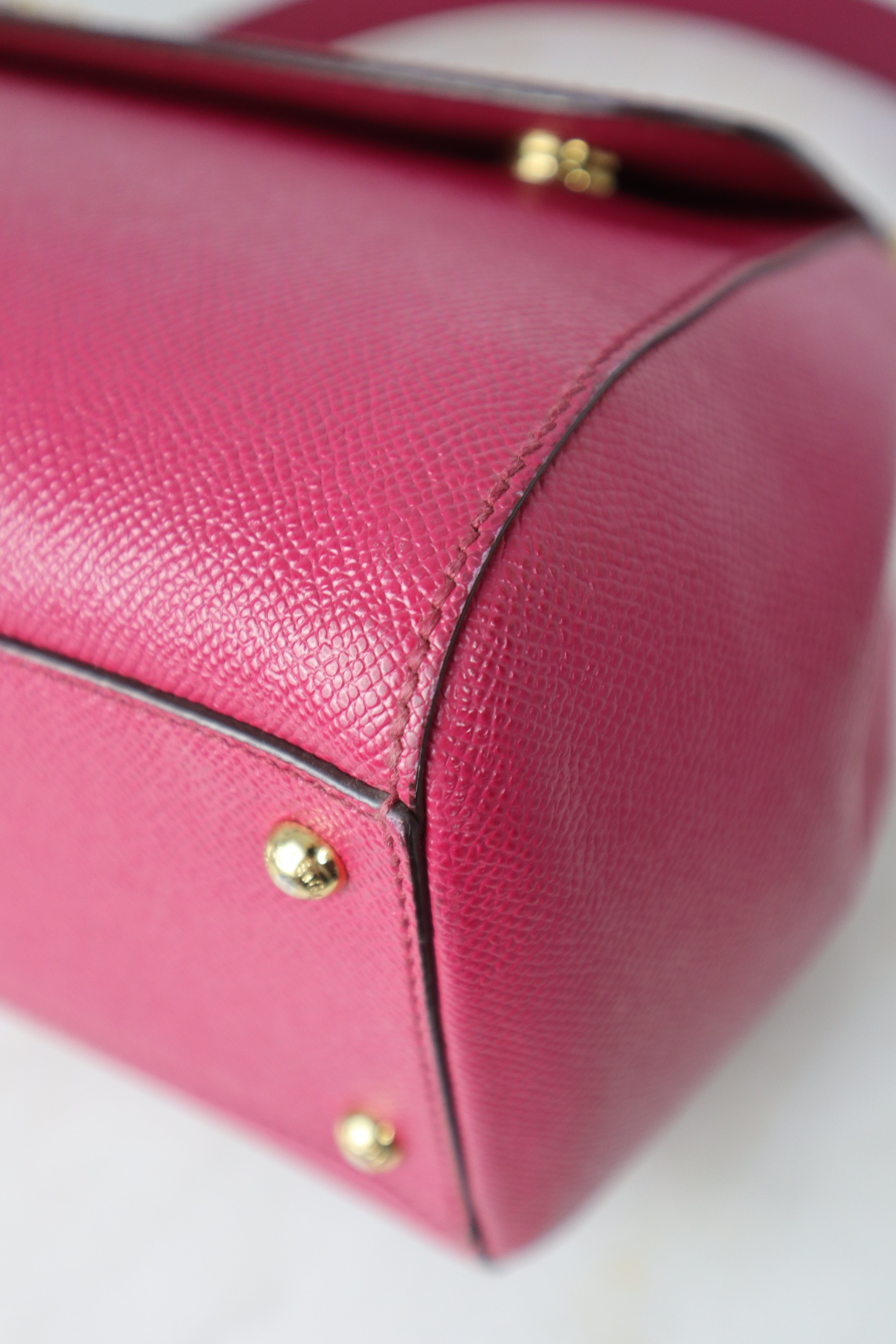 Dolce & Gabbana Fuchsia Miss Sicily Large Tote Bag-handbag-Dolce & Gabbana-The Closet Egypt