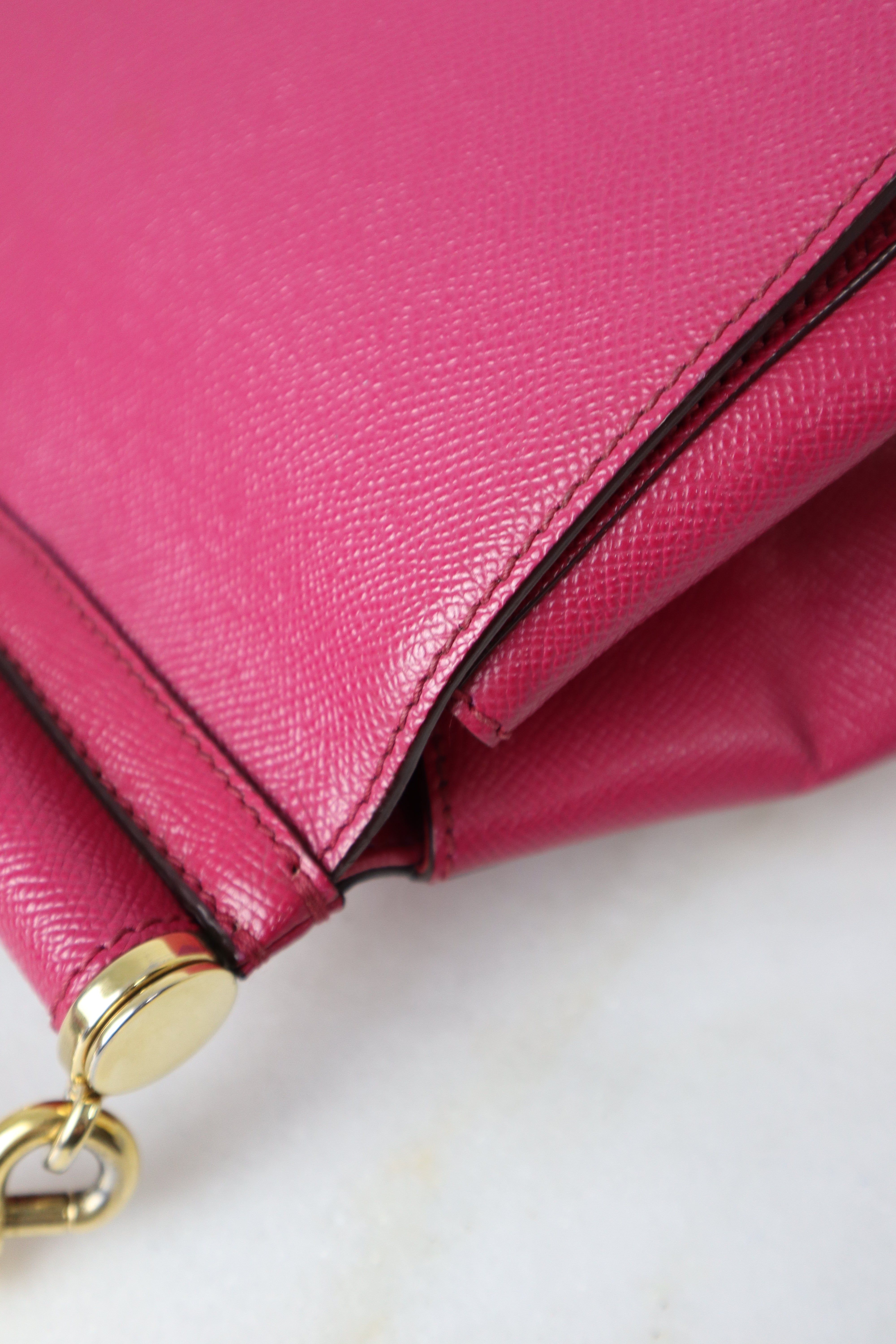 Dolce & Gabbana Fuchsia Miss Sicily Large Tote Bag-handbag-Dolce & Gabbana-The Closet Egypt