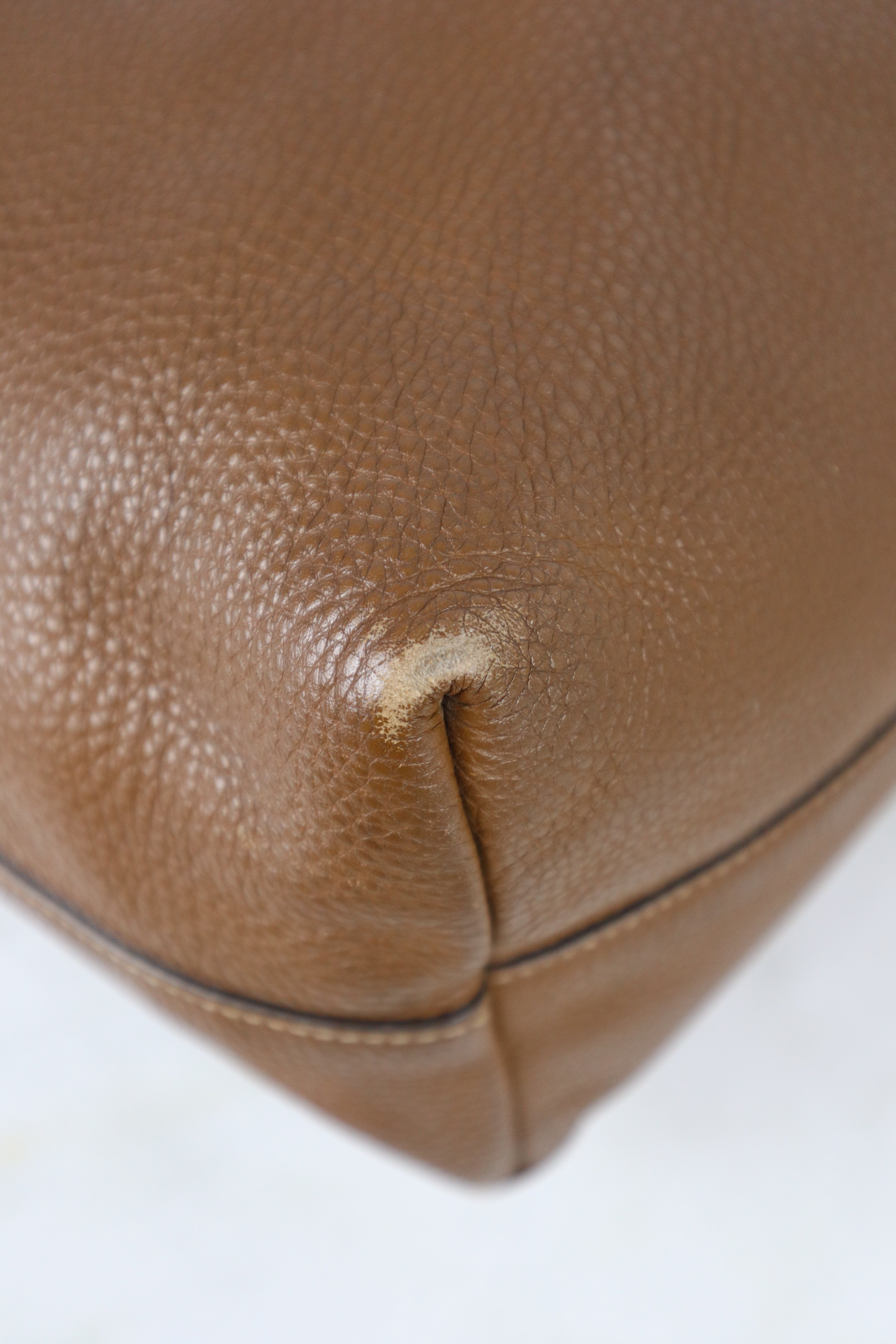 Prada Camel Vitello Daino Tote Bag W/ Strap-handbag-Prada-The Closet Egypt