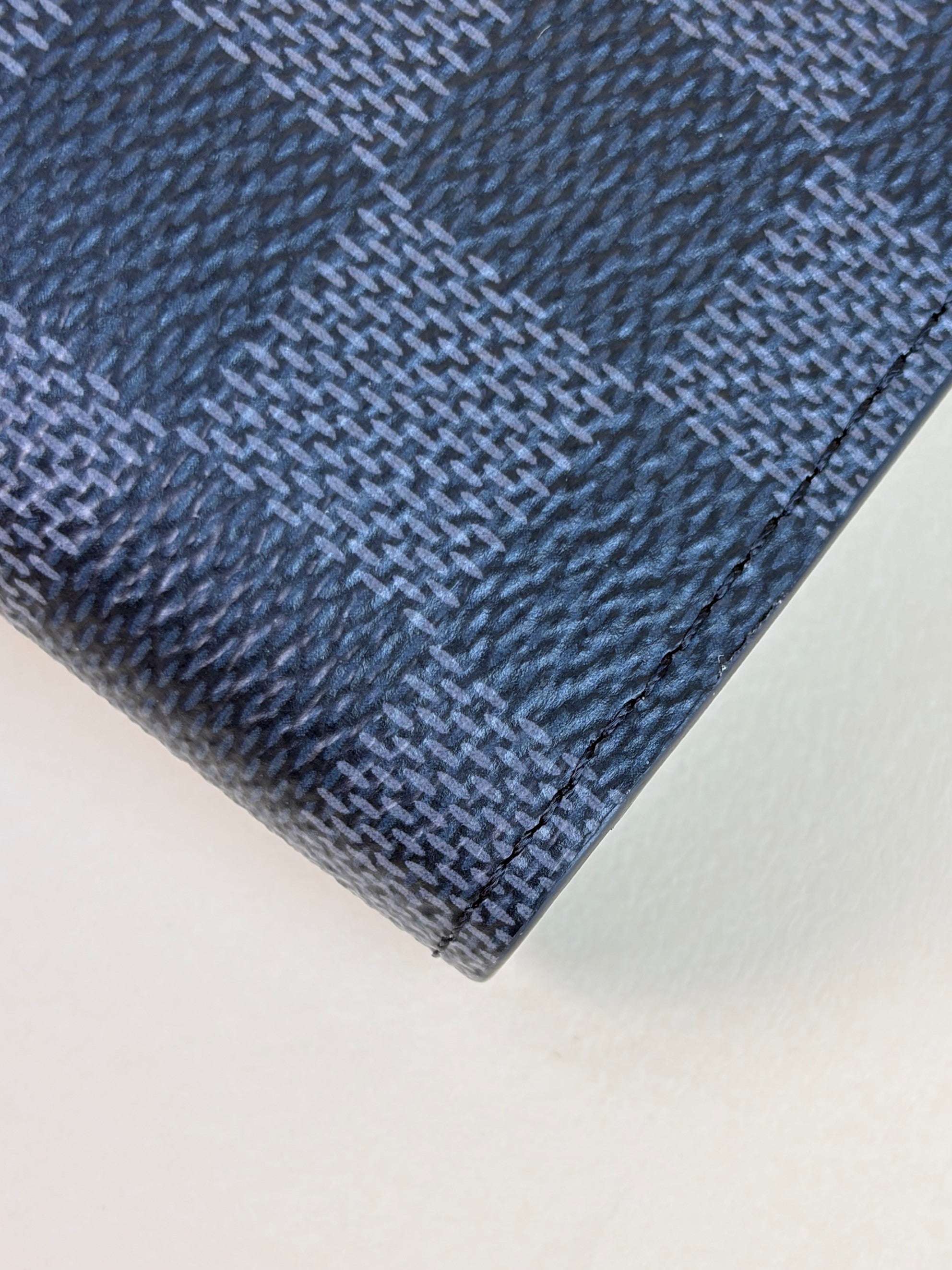 Louis Vuitton admire sar graphite compact small fold men wallet