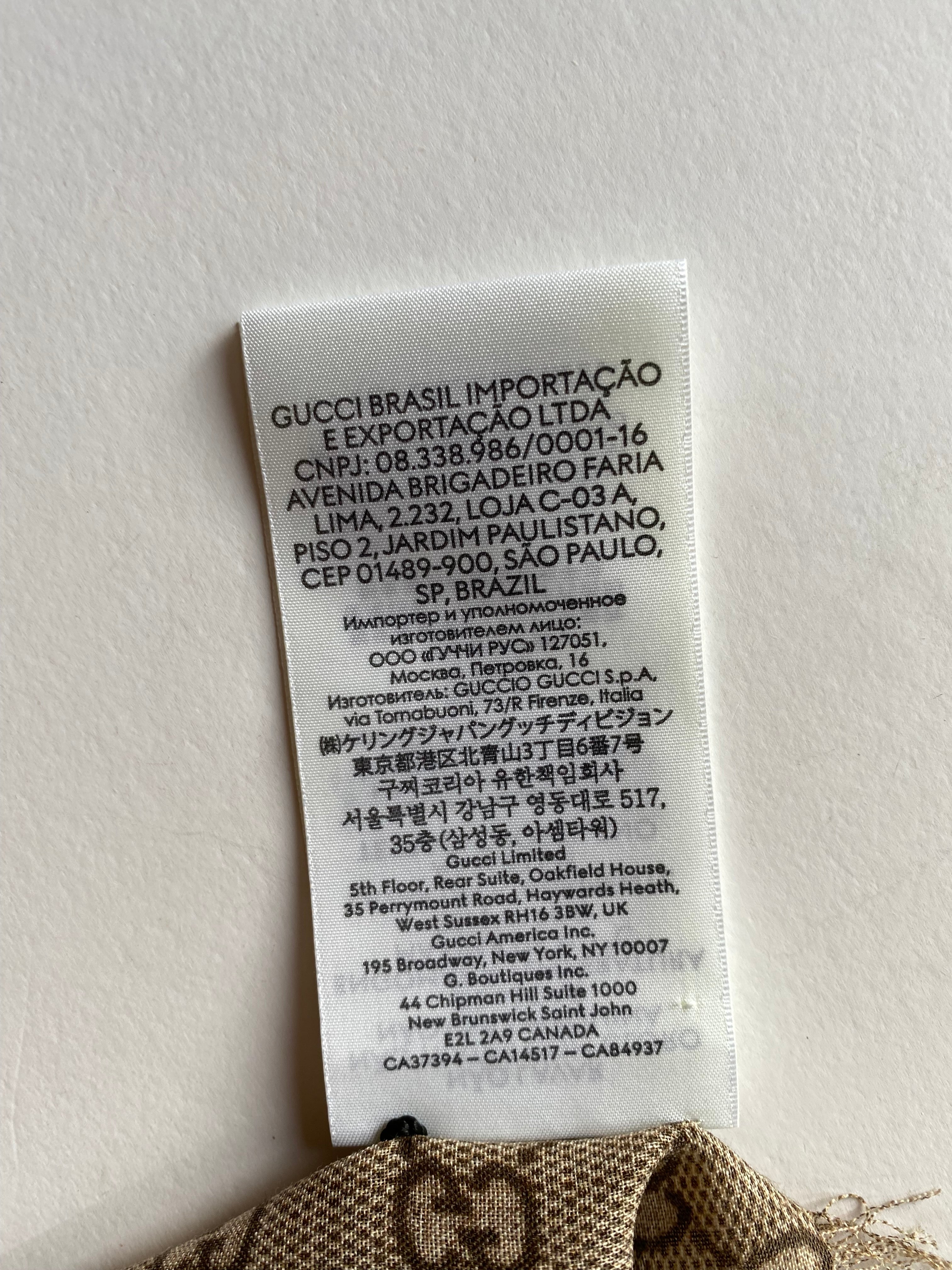 Gucci Bicolor GG Floral scarf-Scarf-Gucci-The Closet Egypt