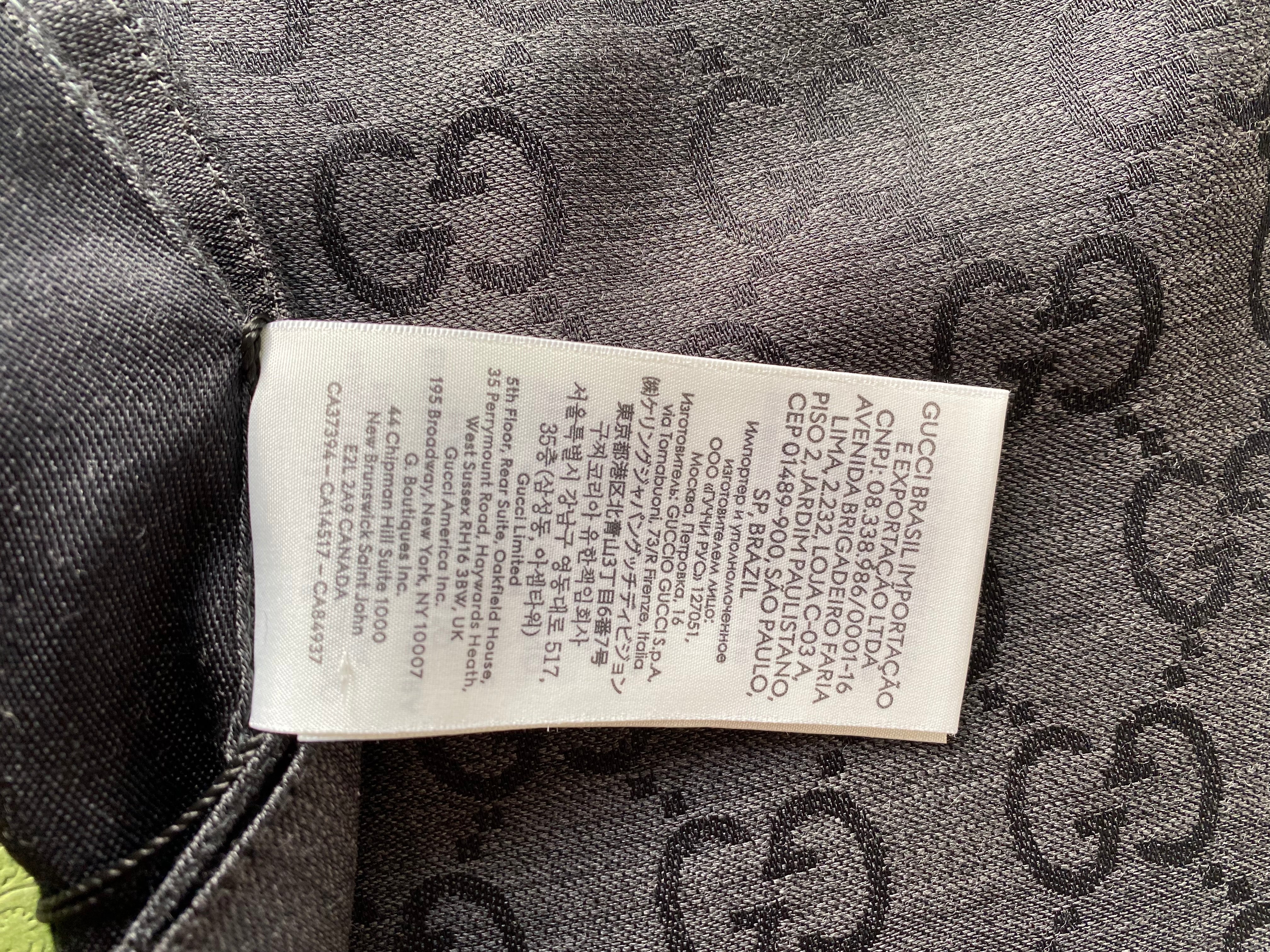 Gucci Dark Grey GG Scarf-Scarf-Gucci-The Closet Egypt