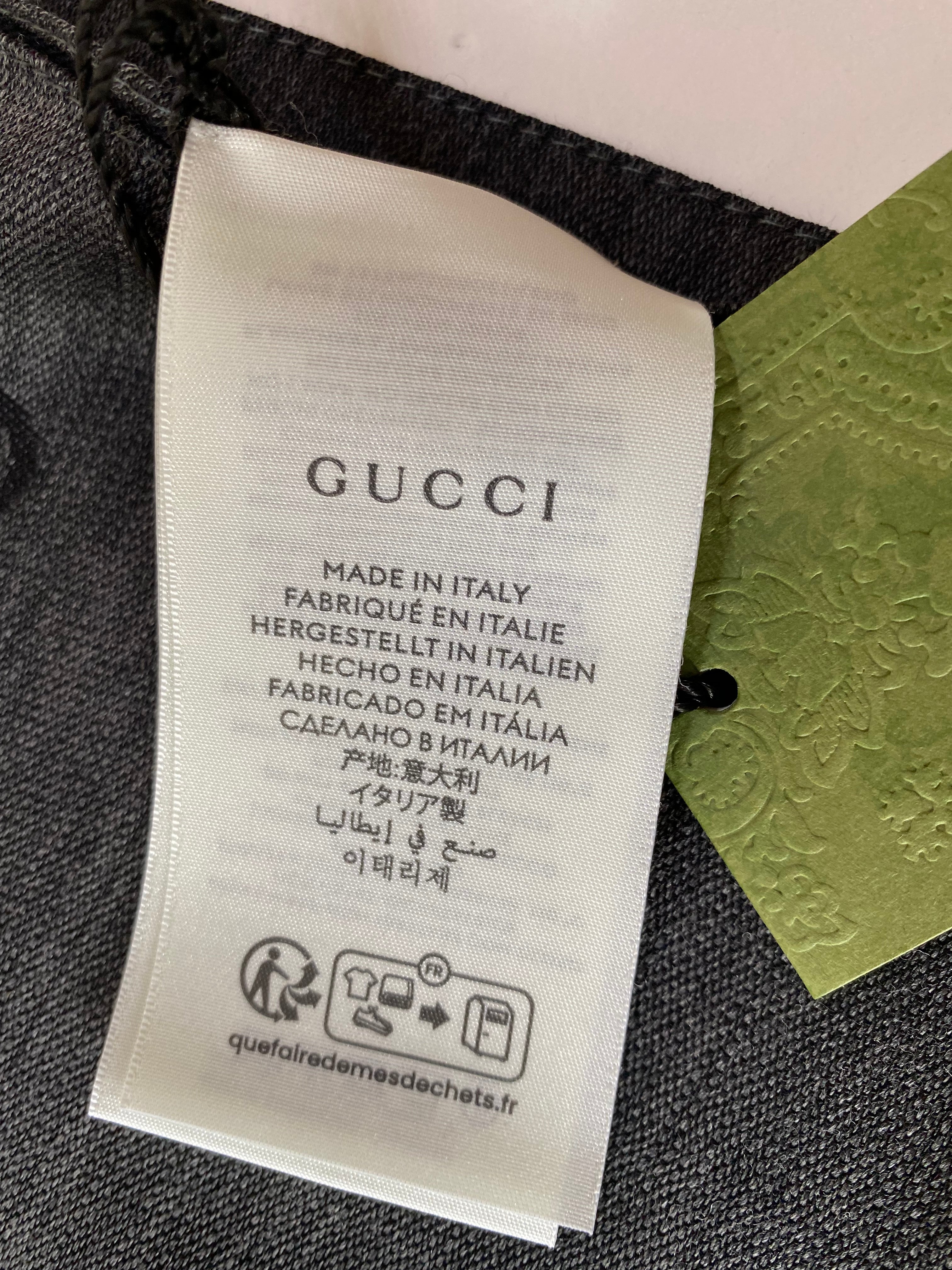 Gucci Dark Grey GG Scarf-Scarf-Gucci-The Closet Egypt