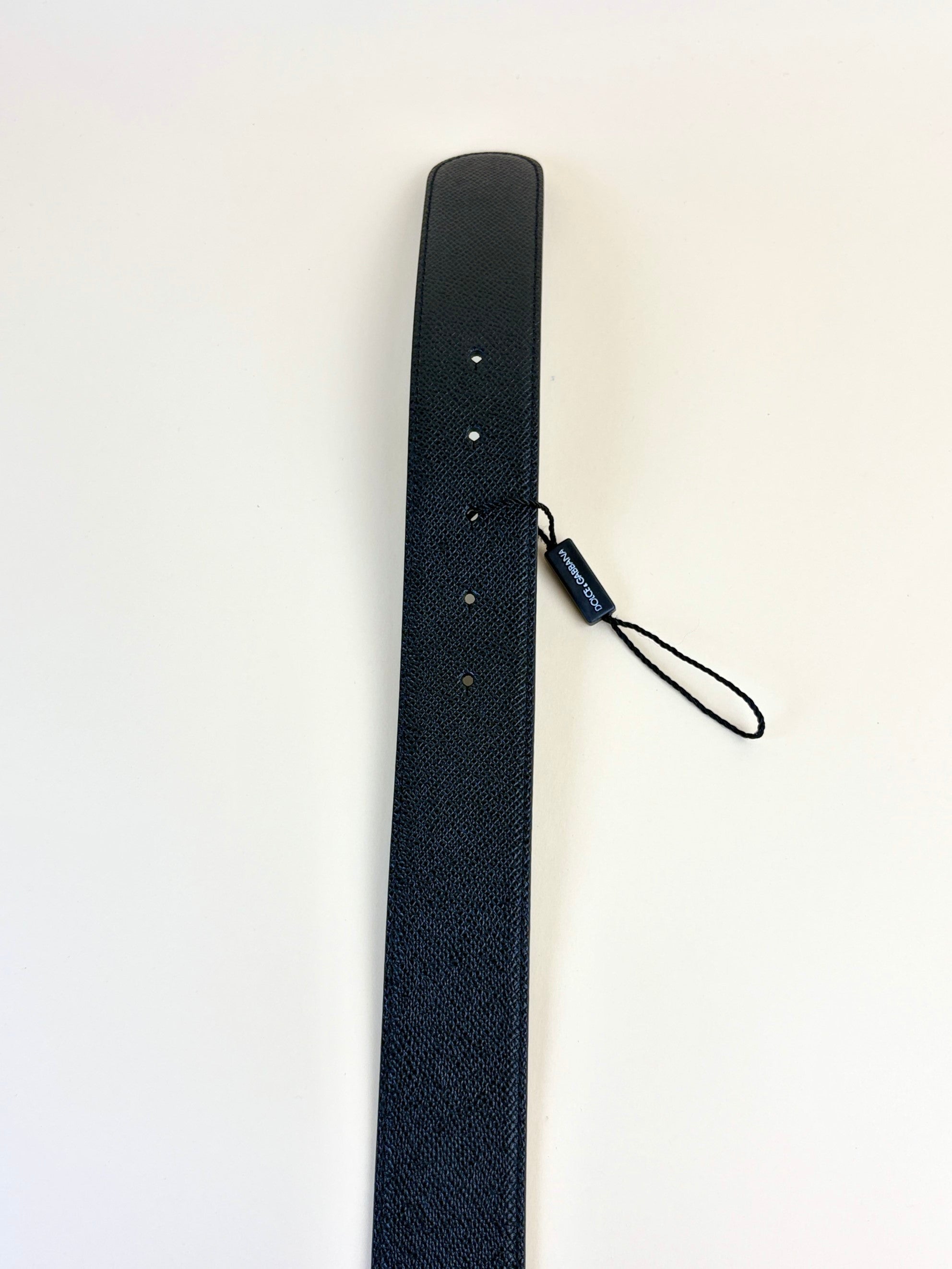 Dolce & Gabbana Black Baroque DG Logo Belt