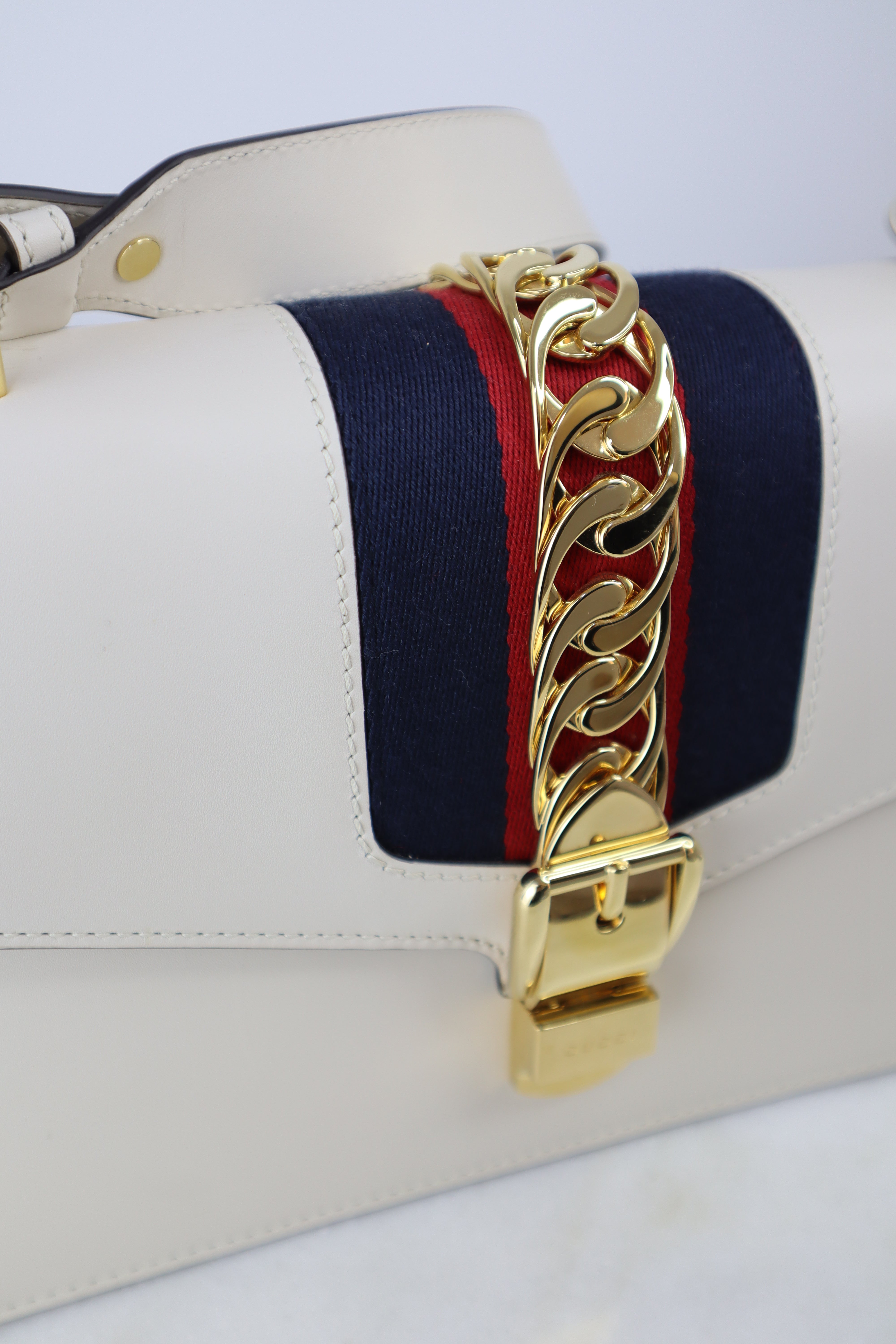 Gucci Off White Sylvie Small Shoulder Bag