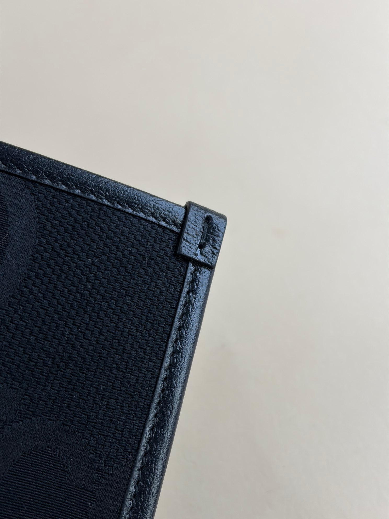 Gucci Black Jumbo GG Pouch