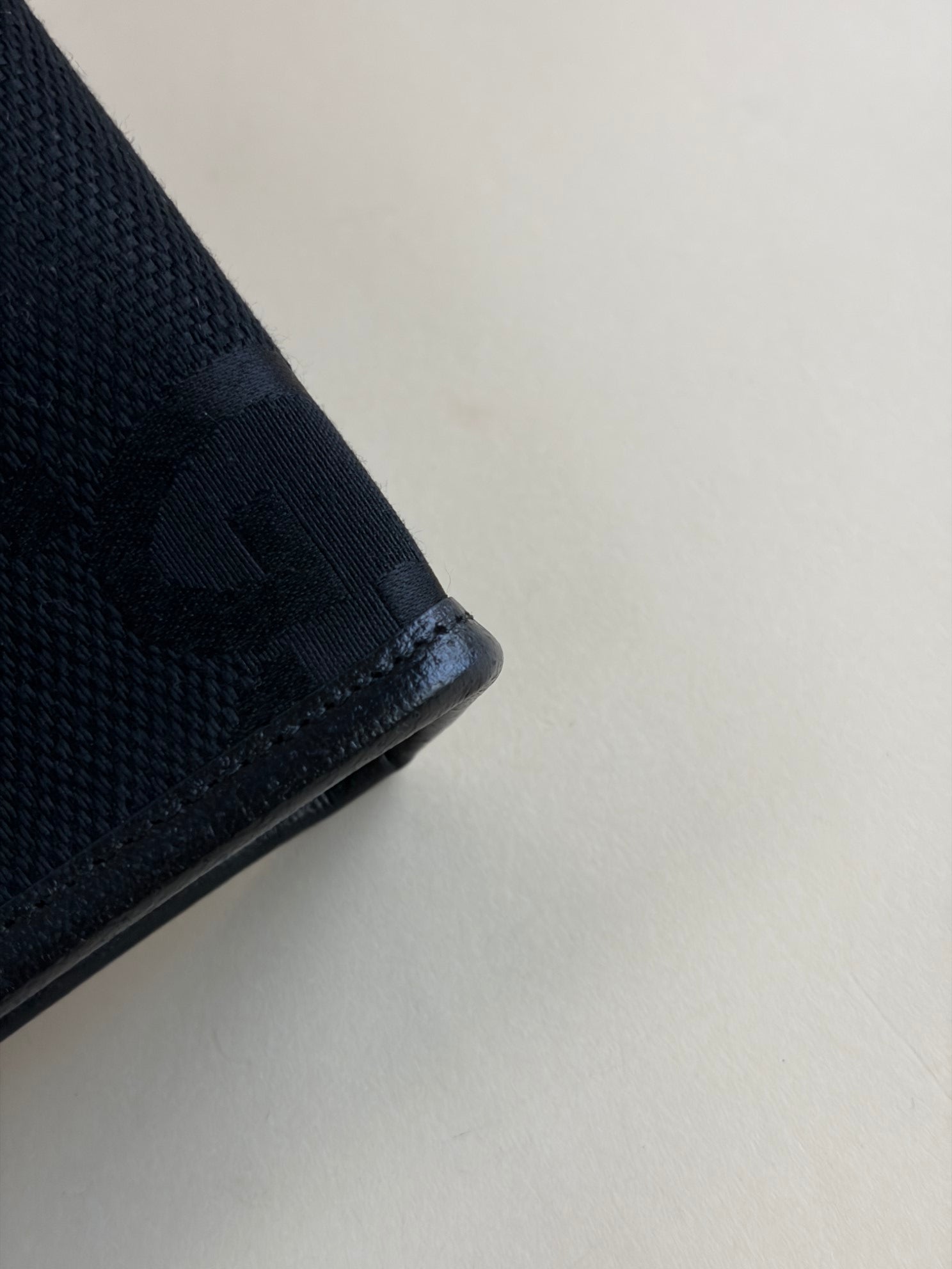 Gucci Black Jumbo GG Pouch