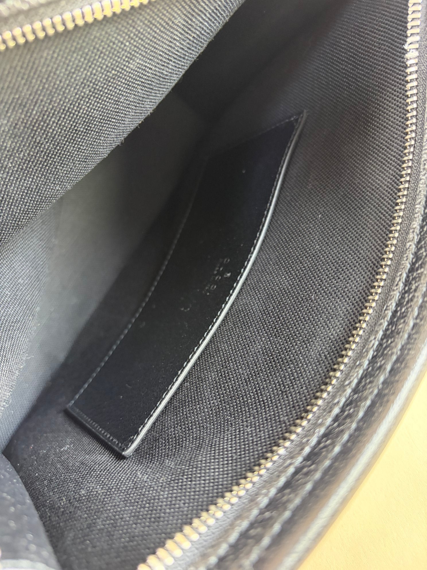 Gucci Black Jumbo GG Pouch