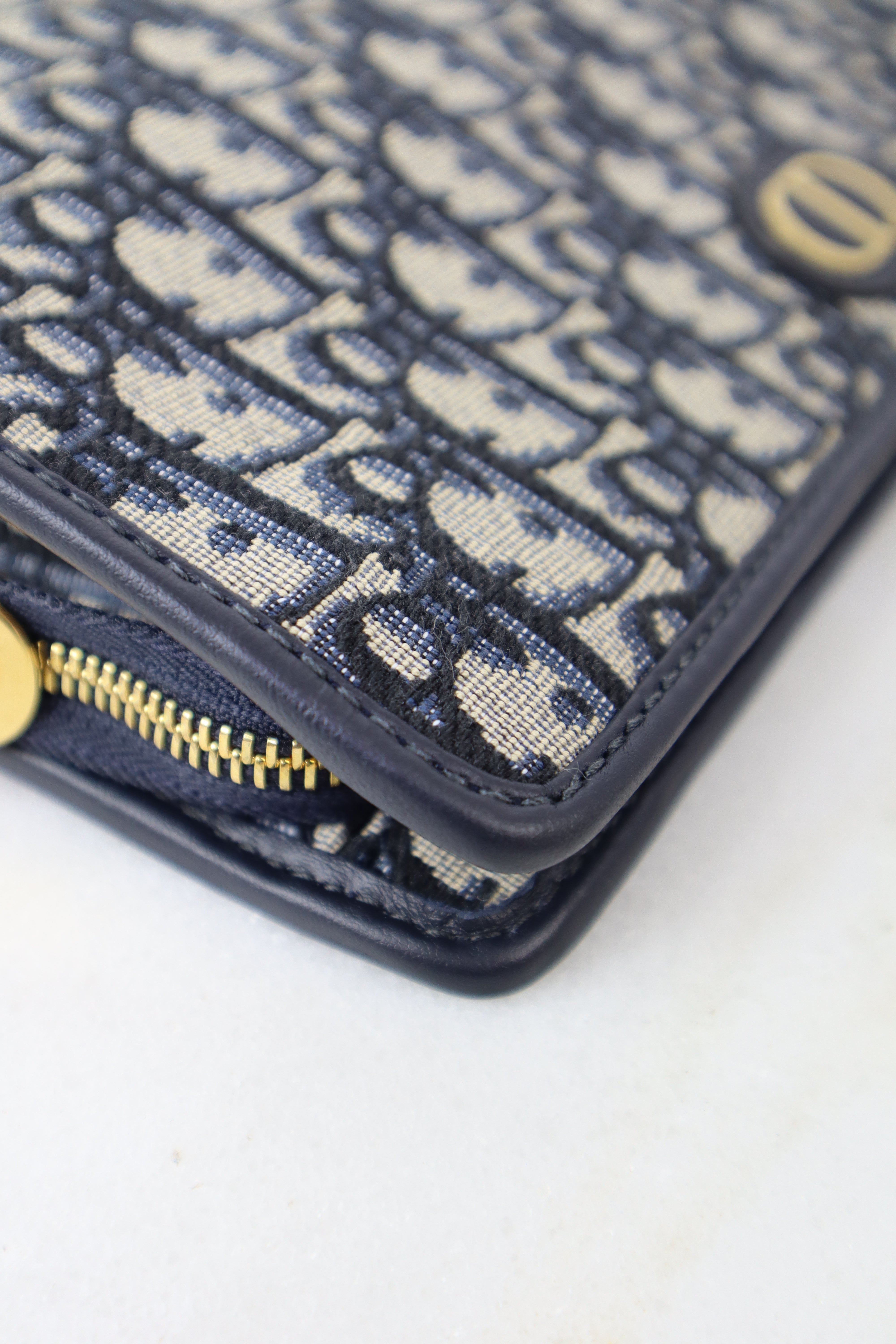 Christian Dior Blue 30 Montaigne Dea Pouch