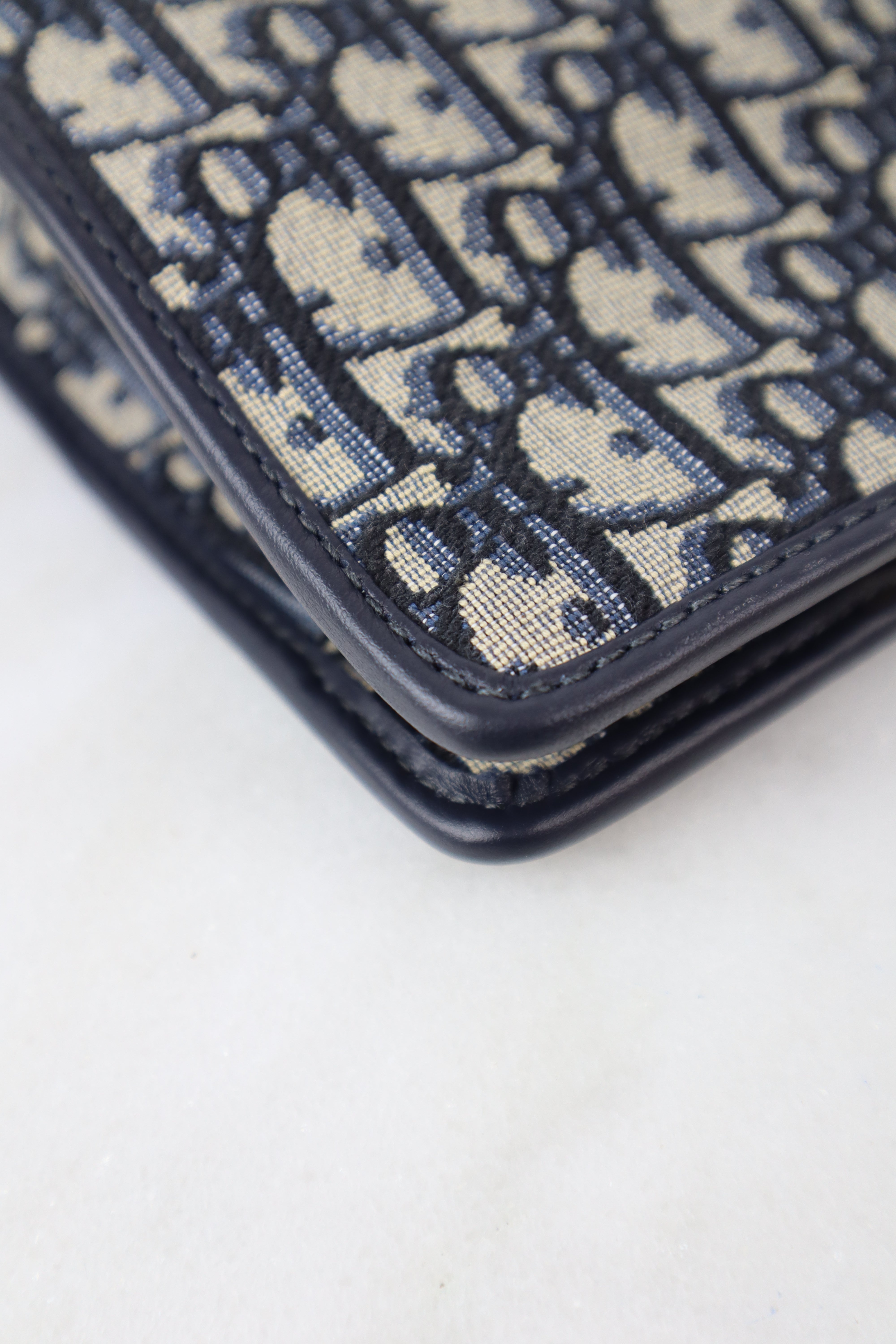 Christian Dior Blue 30 Montaigne Dea Pouch