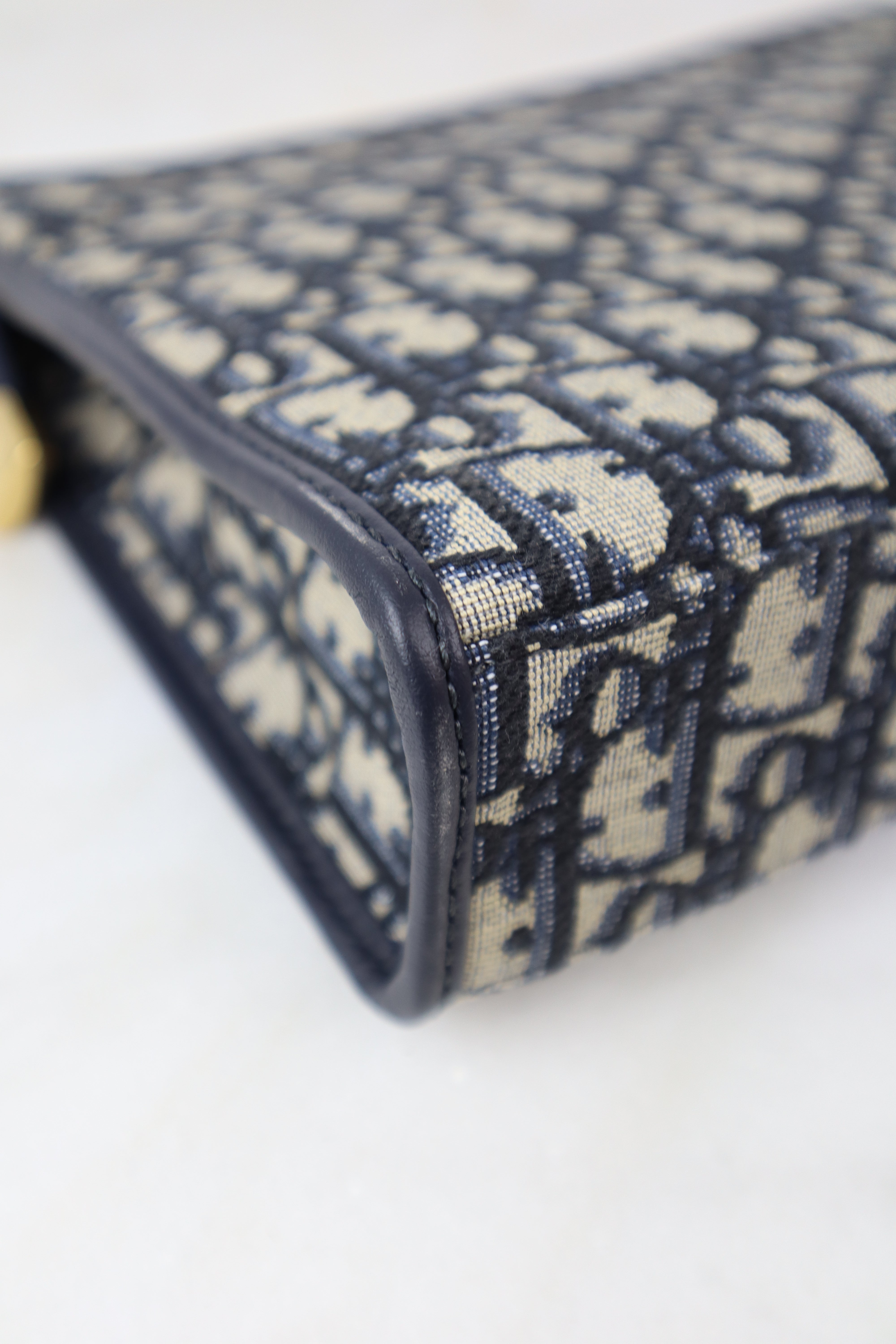 Christian Dior Blue 30 Montaigne Dea Pouch