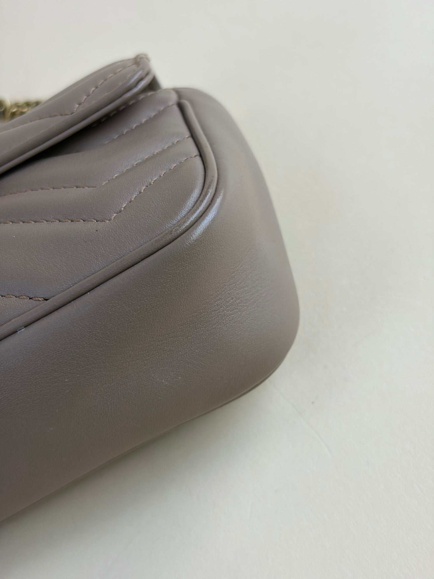 Gucci Bicolor GG Marmont Mini Crossbody Bag