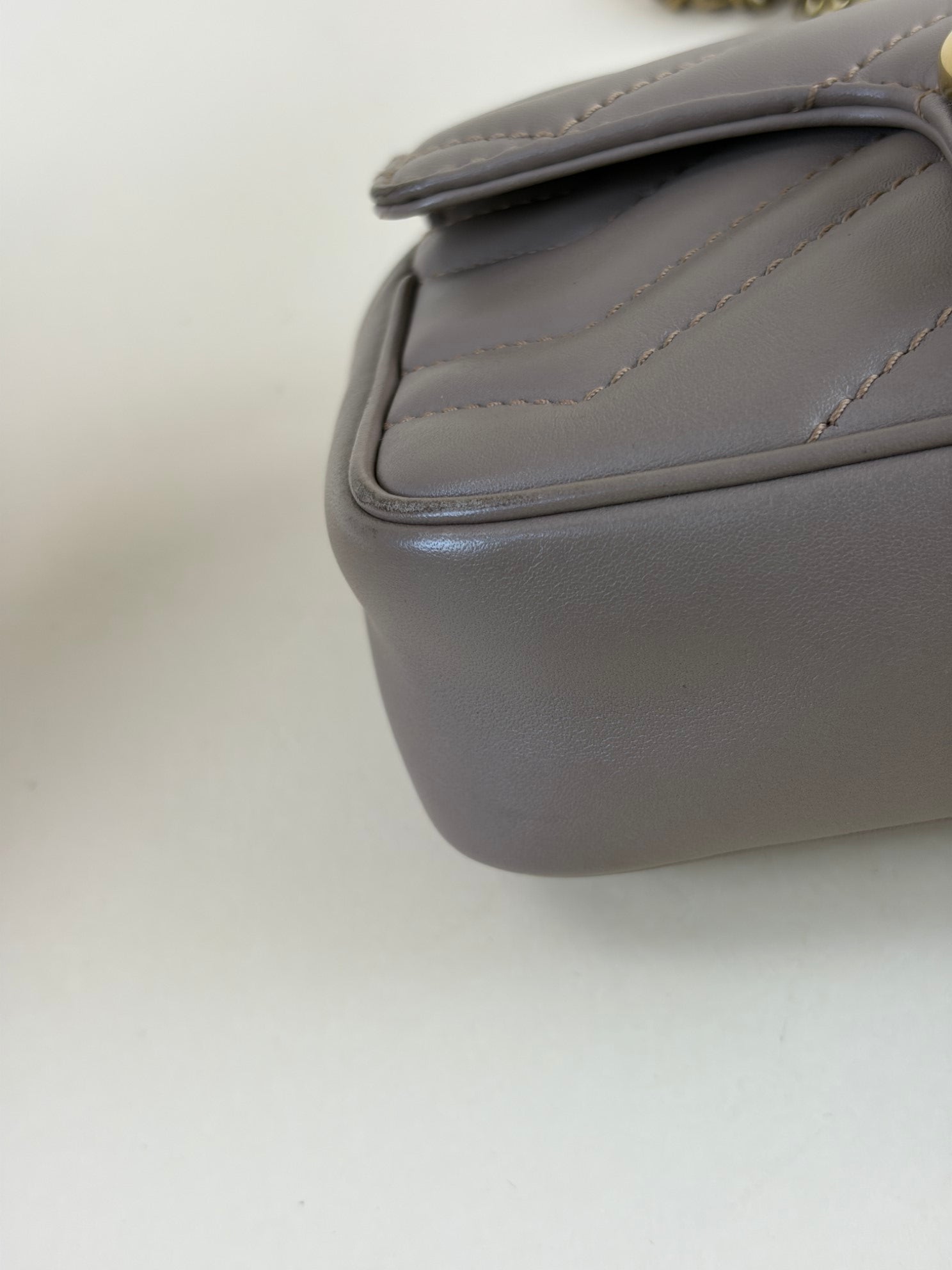 Gucci Bicolor GG Marmont Mini Crossbody Bag