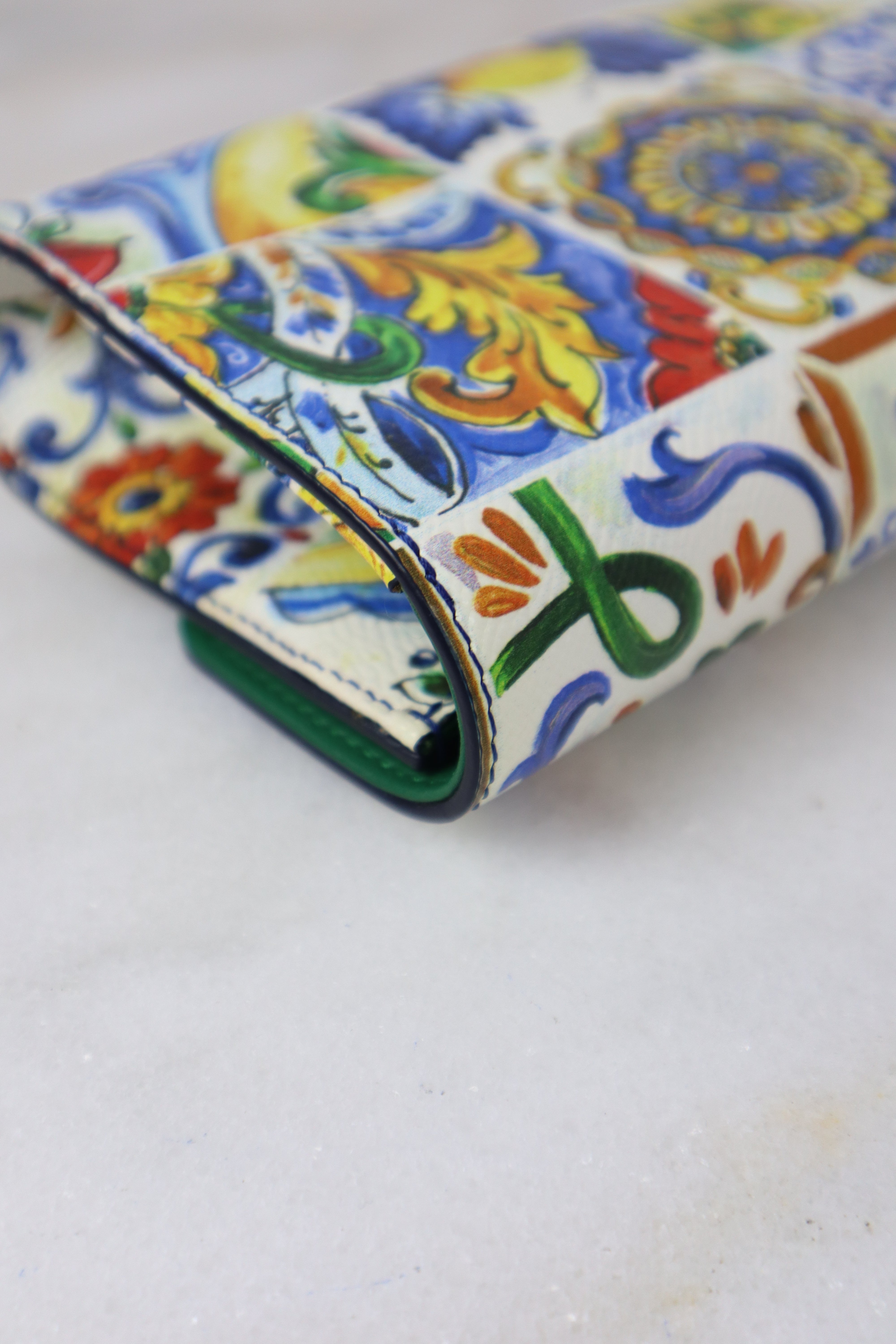 Dolce & Gabbana Multicolor Dauphine Majolica Clutch Crossbody Bag-Clutch Bag-Dolce & Gabbana-The Closet Egypt