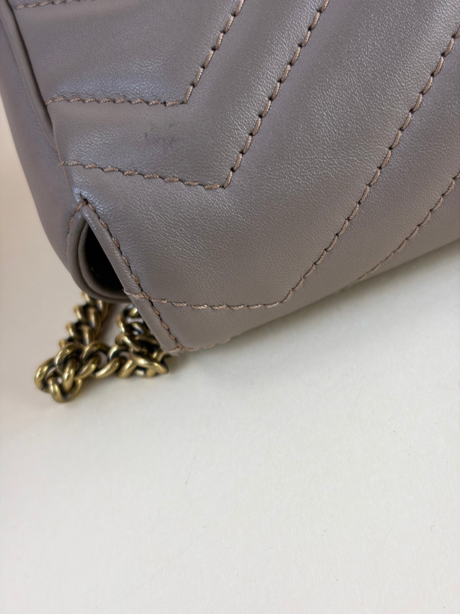 Gucci Bicolor GG Marmont Mini Crossbody Bag