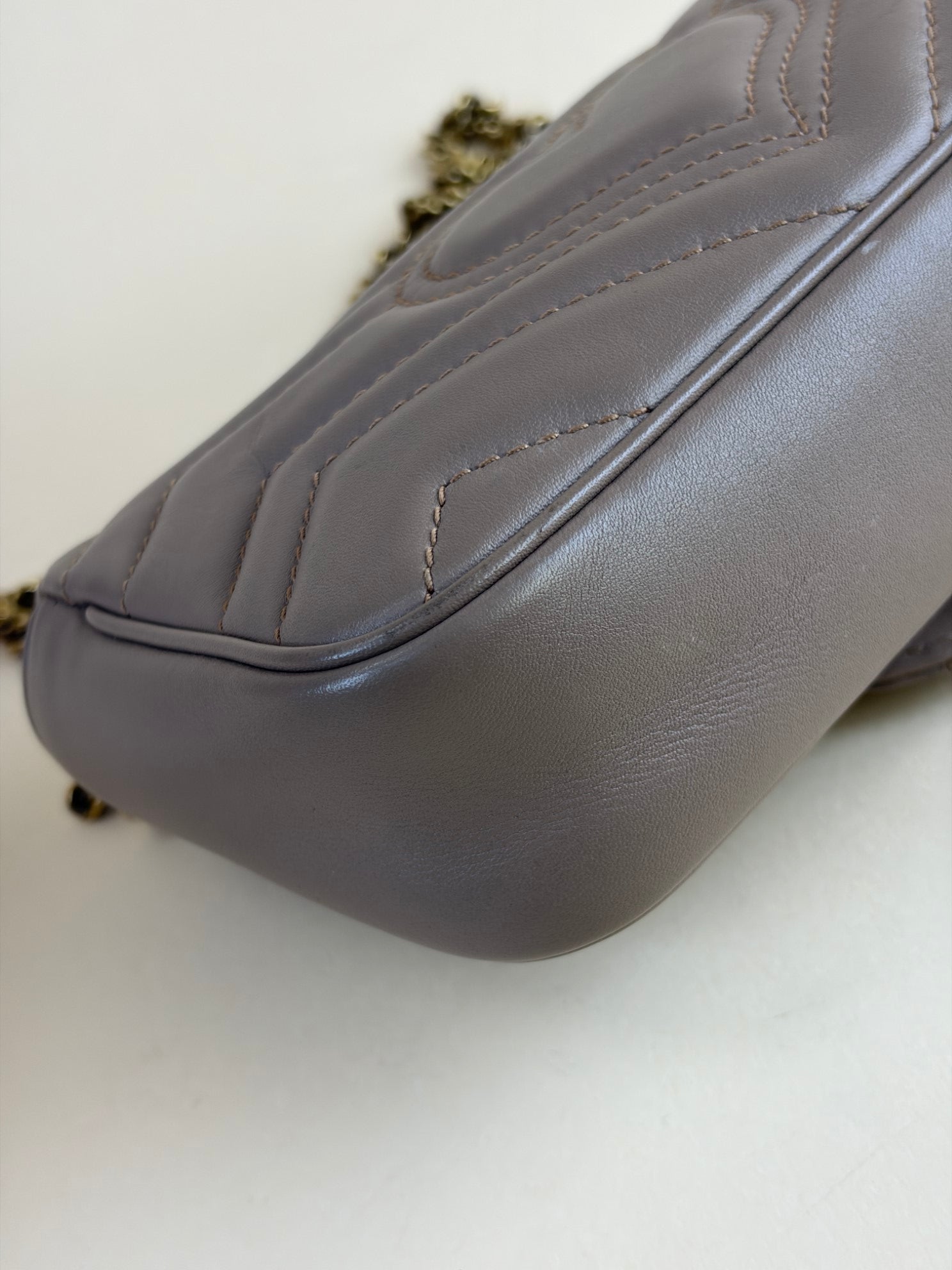 Gucci Bicolor GG Marmont Mini Crossbody Bag