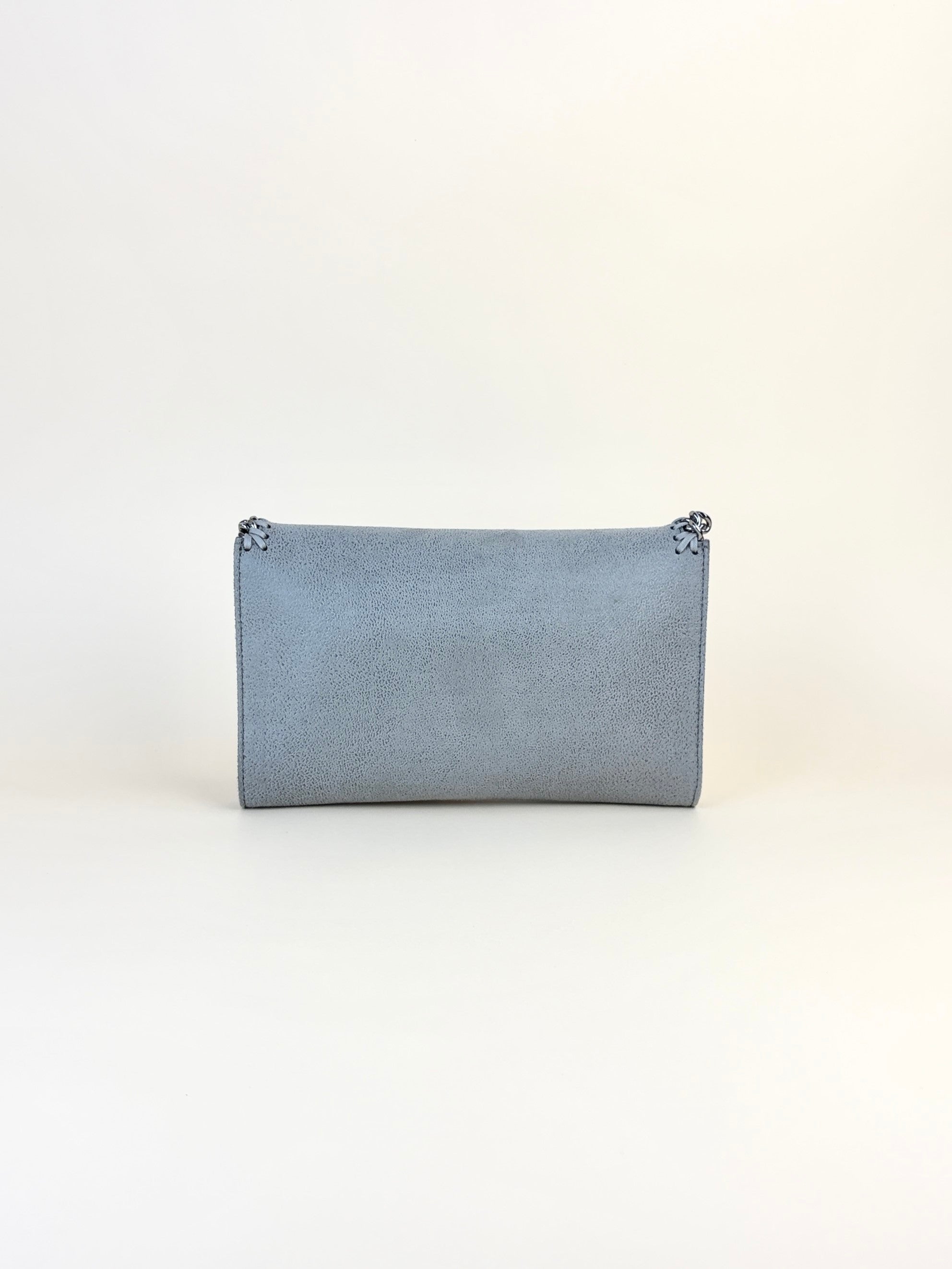 Stella McCartney grey Falabella Wallet on chain