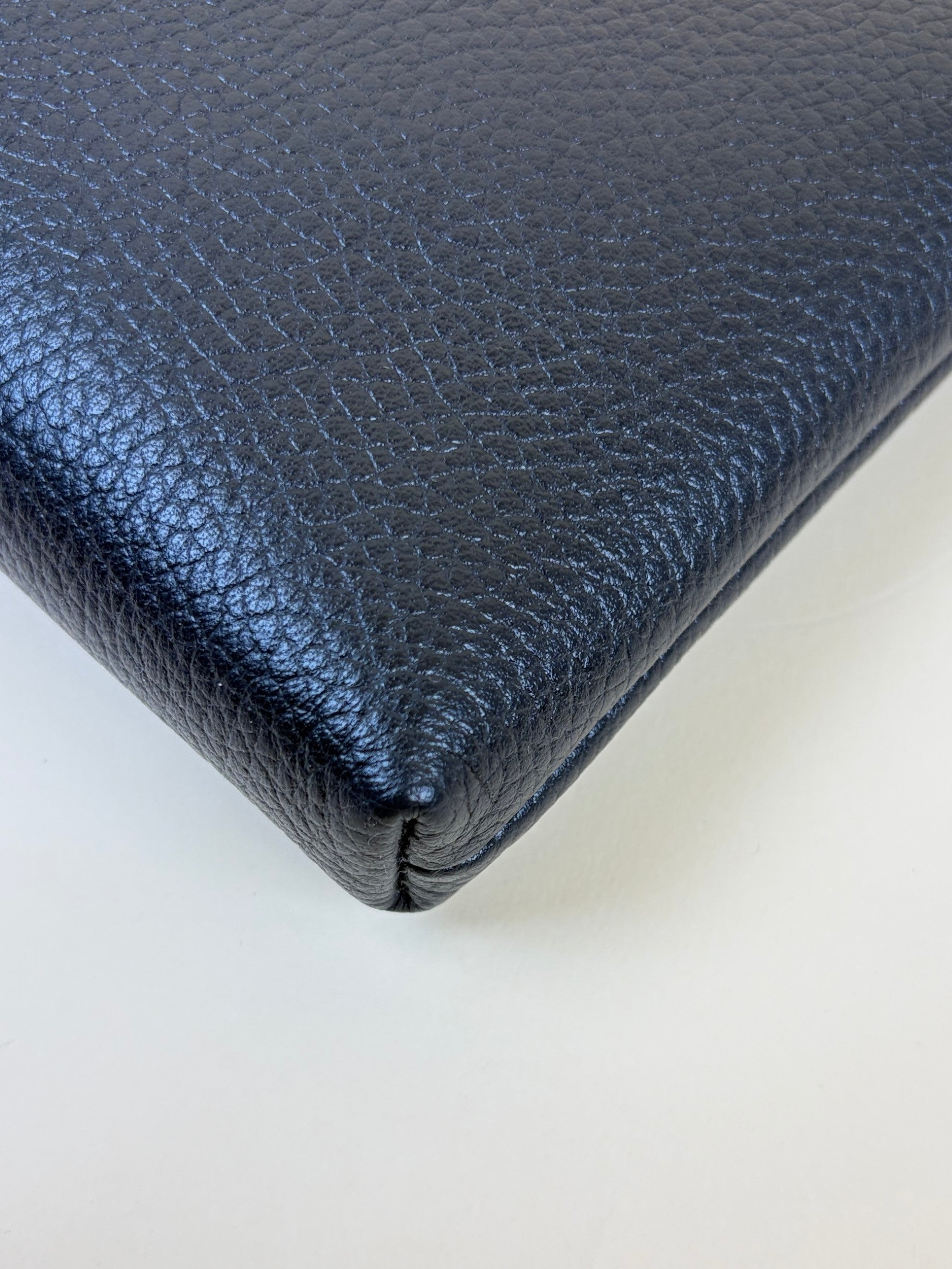 Gucci Black Zip Chain Crossbody Bag
