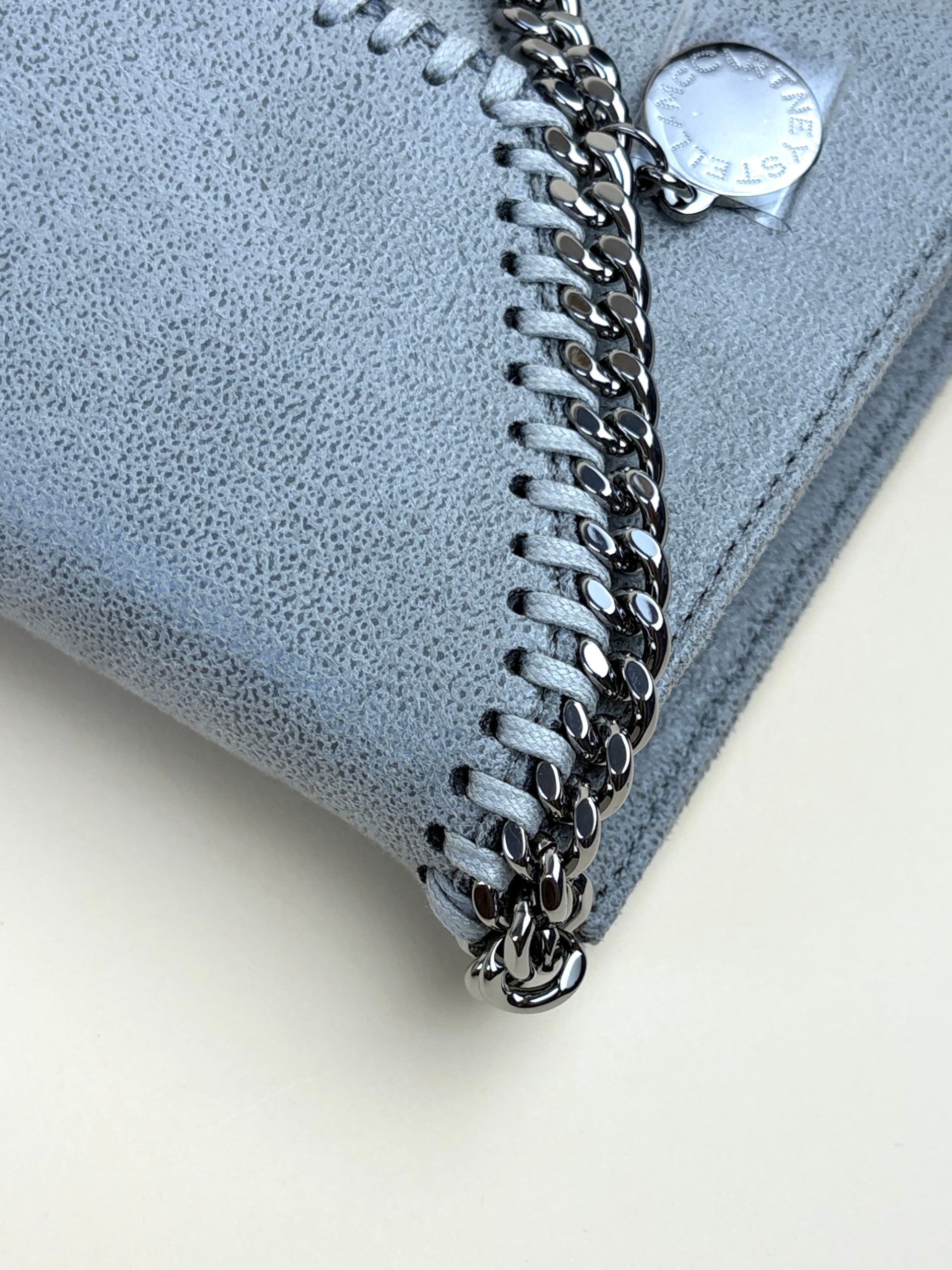 Stella McCartney grey Falabella Wallet on chain