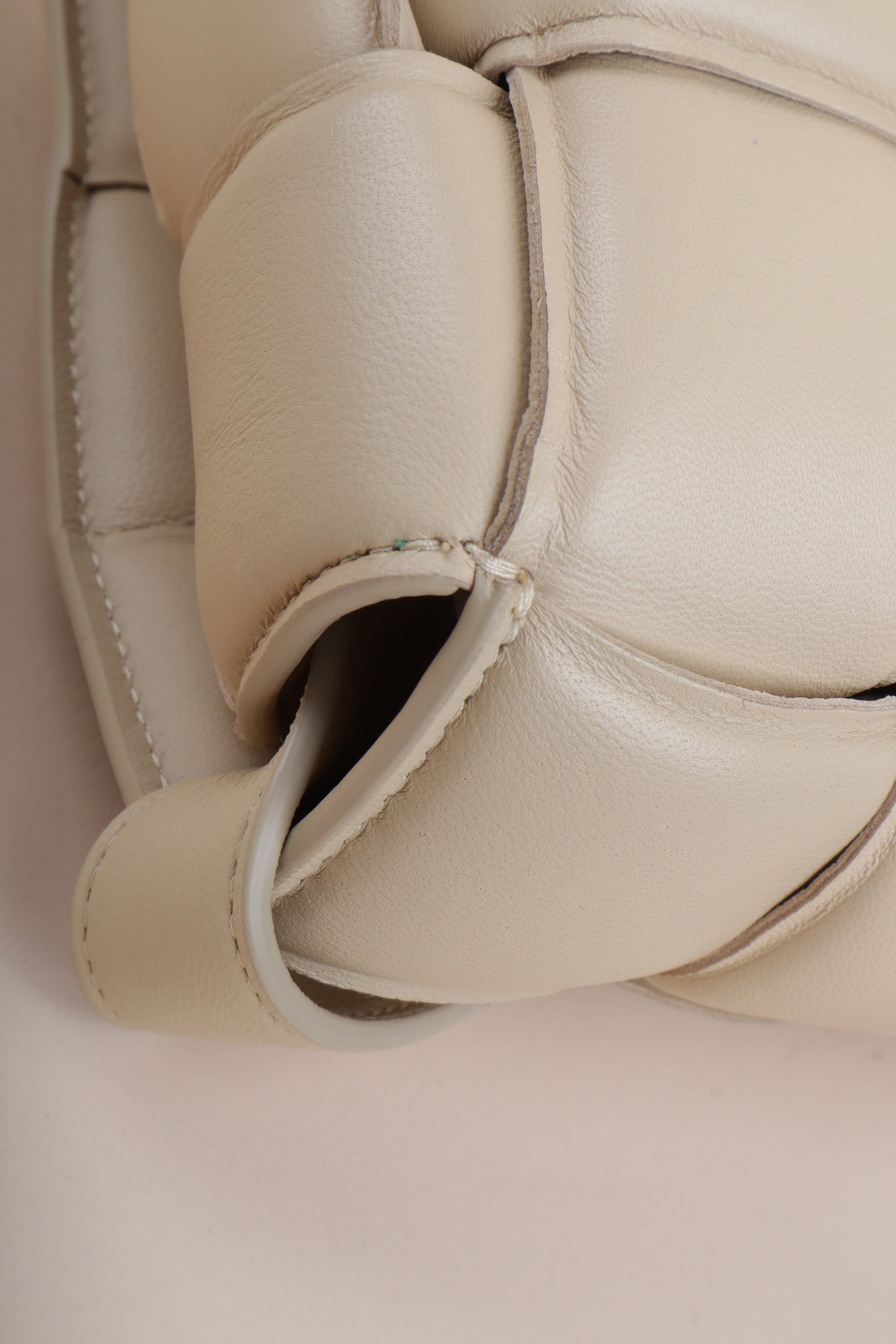 Bottega Veneta beige Padded Cassette Crossbody Bag