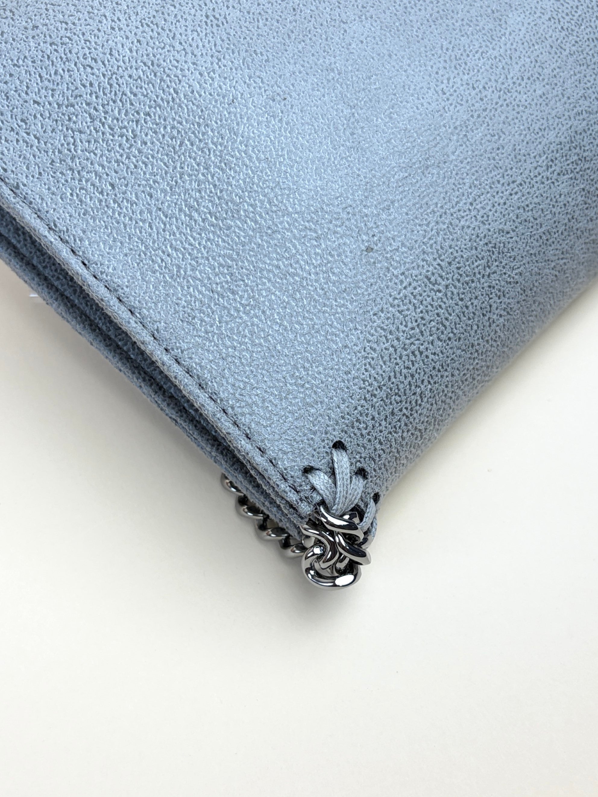 Stella McCartney grey Falabella Wallet on chain